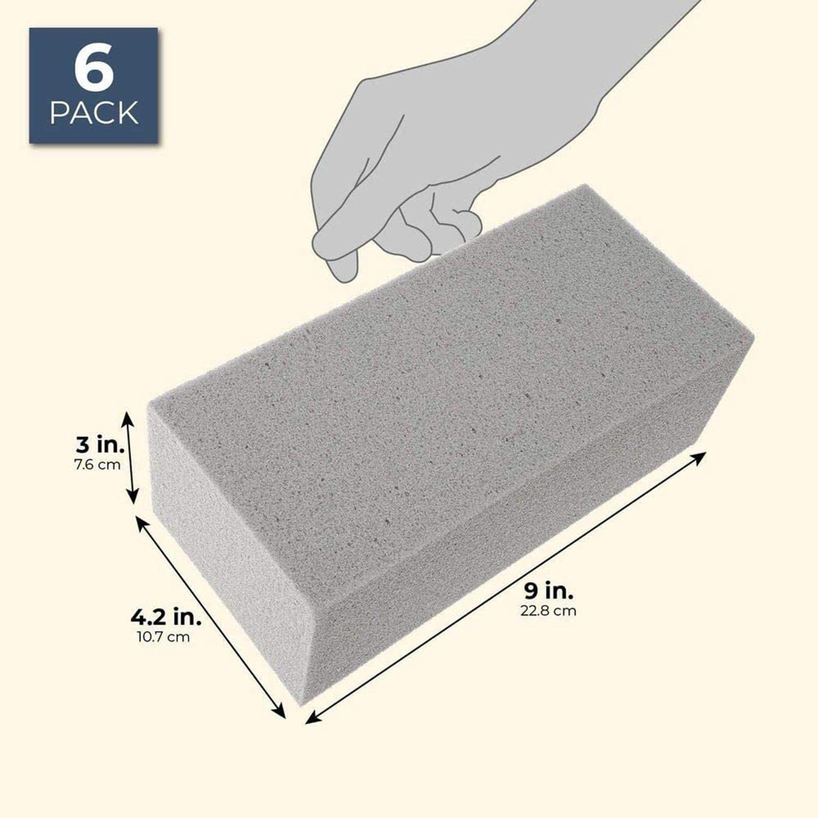 kowaku Pack of 6 Floral Foam Bricks Foam Color Green Mud Blocks for Artificial Flowers Plants Dried Arrangement, Gray