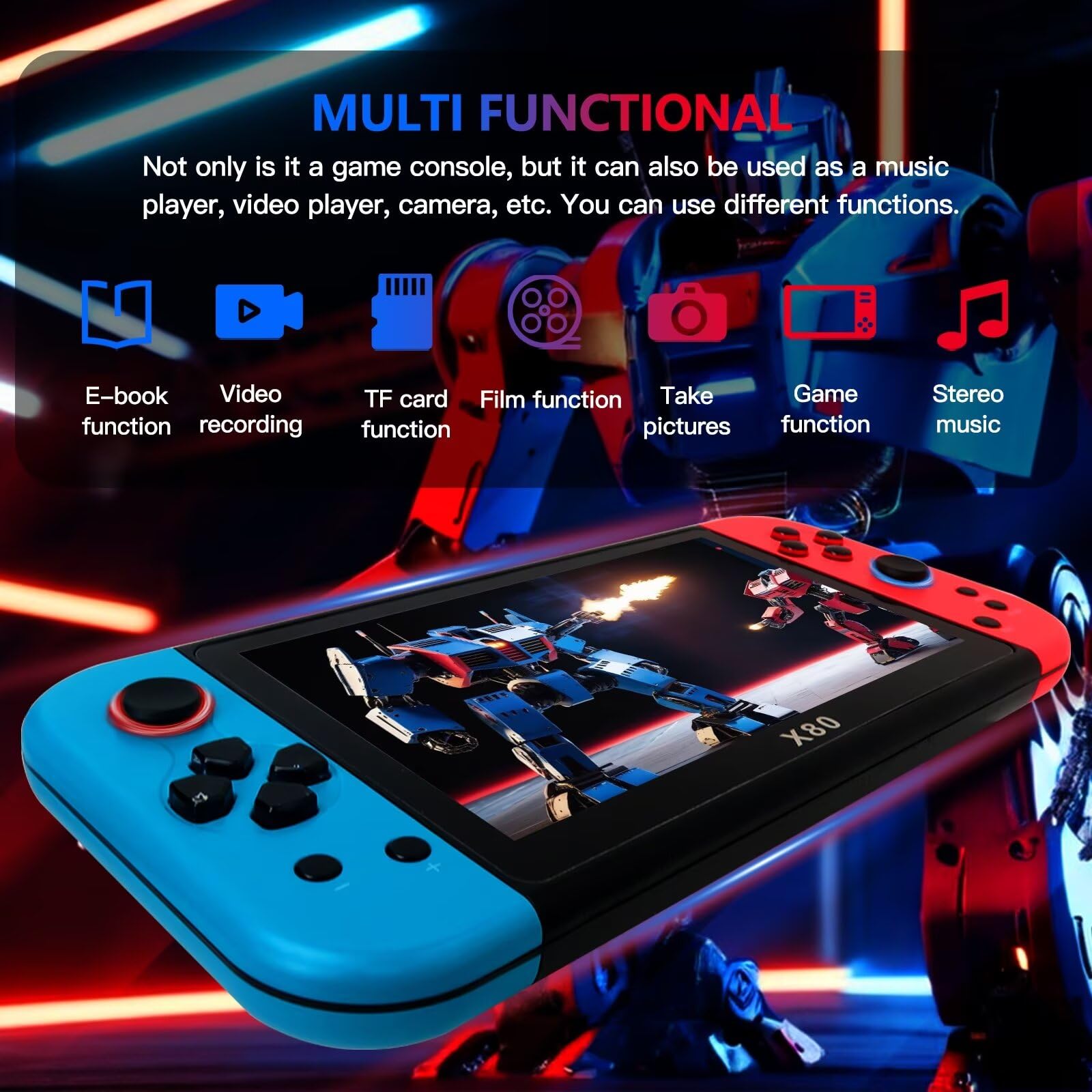 Amazon.co.jp: Gxcdizx 2025 Update X80 ハンドヘルドゲーム