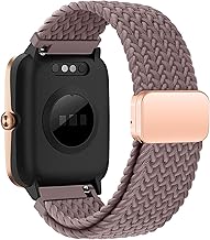 Amazfit GTR Mini Strap, 20mm Adjustable Nylon Elastic Replacement Strap for Amazfit Active, Amazfit GTS, GTS 2 Mini, GTS 4, GTS 4 Mini, Amazfit Bip, Bip U, Bip U Pro, Bip 3, Bip 3 Pro