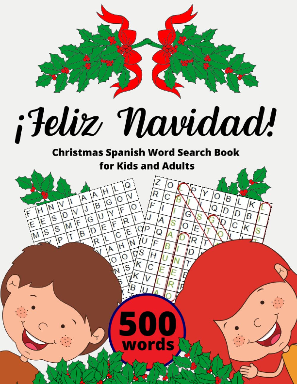 Buy ¡Feliz Navidad! Christmas Spanish Word Search Book for Kids and
