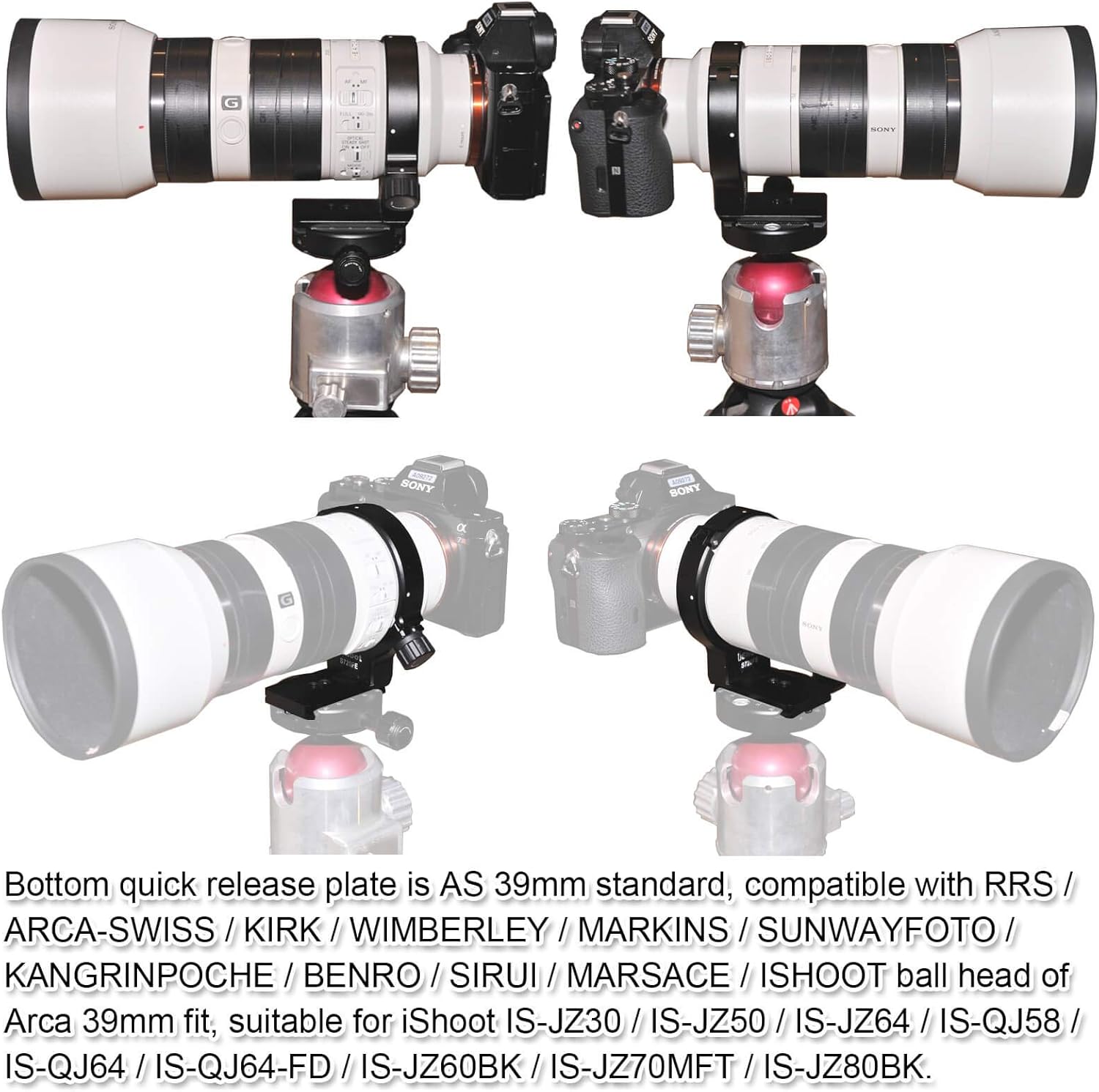 Get Discount 70% Price Latest Metal Lens Support Collar Tripod Mount Ring for Sony FE 70-200mm f/4 G OSS SEL70200G -Bottom is Camera Quick Release Plate 🛒 Crazy Deals Latest Metal Lens Support Collar Tripod Mount Ring for Sony FE 70-200mm f/4 G OSS SEL70200G -Bottom is Camera Quick Release Plate