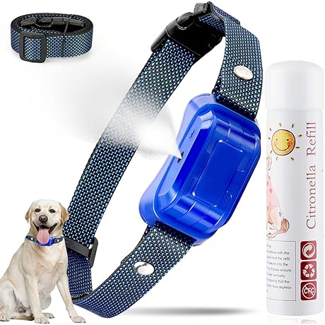 Citronella Bark Collar for Dogs [1*Spray Refill] - The Essential Training Tool...