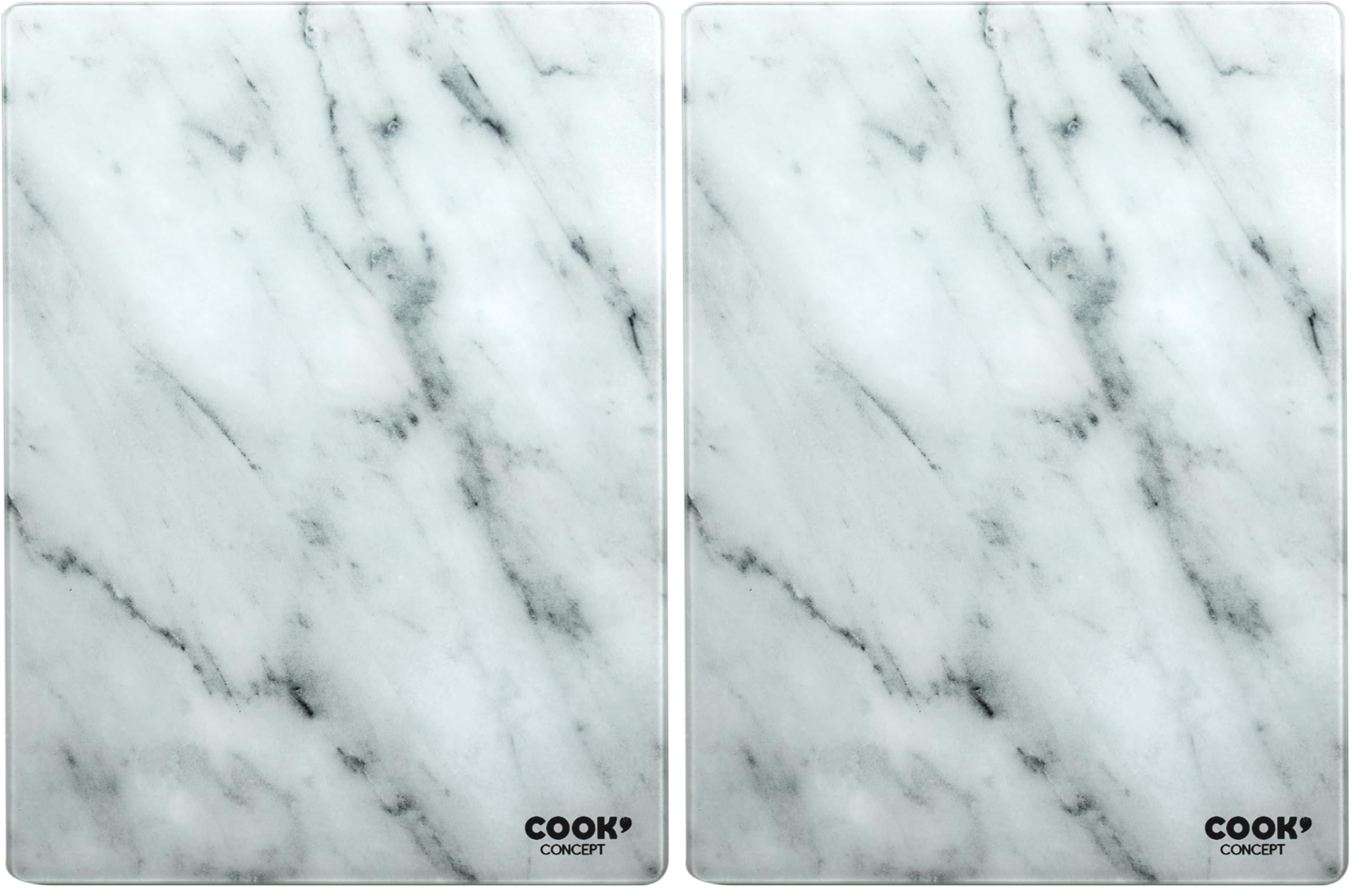 Planche à découper rectangulaire Cook Concept 30x40 cm en verre poli