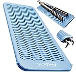 ANGENIL Heat Resistant Silicone Mat Pad Pouch For Travel Curling Iron Wand, Tourmaline Titanium Ceramic Portable Flat Iron, Hair Straightener, Automatic Wireless Curlers, Crimper Hair Iron, Hair Tools