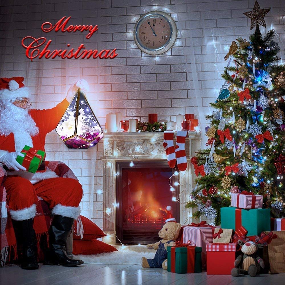 MUMUXI Fairy Lights with Remote Control [Set of 4], 33 Ft 100 LED Battery Operated String Lights | Waterproof & Ideal for Outdoor and Indoor LED Christmas Halloween Lights Battery Powered, Cool White