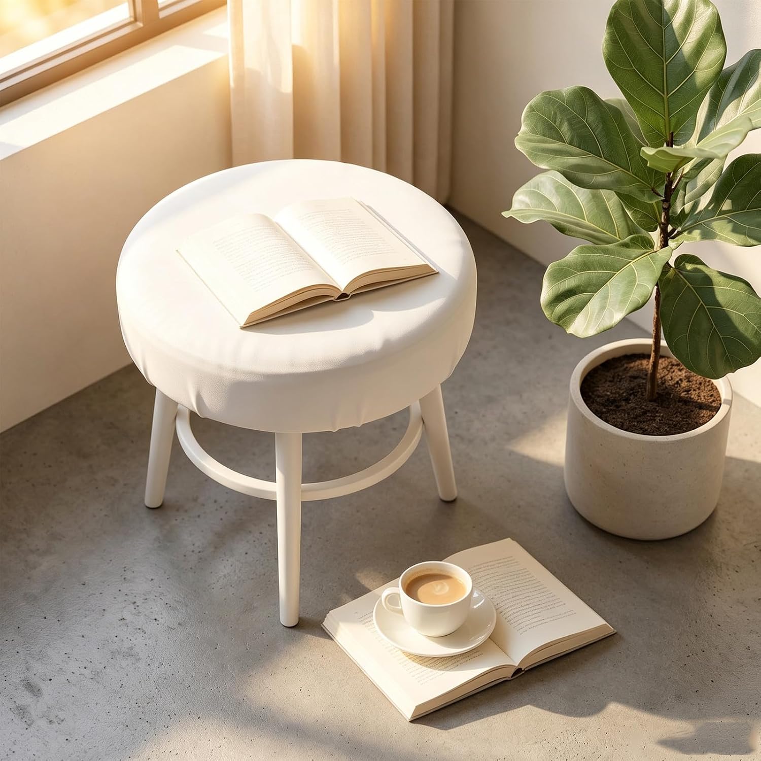 Toddmomy 4pcs Stool Cover Elastic Stretch Polyester for Dining Areas