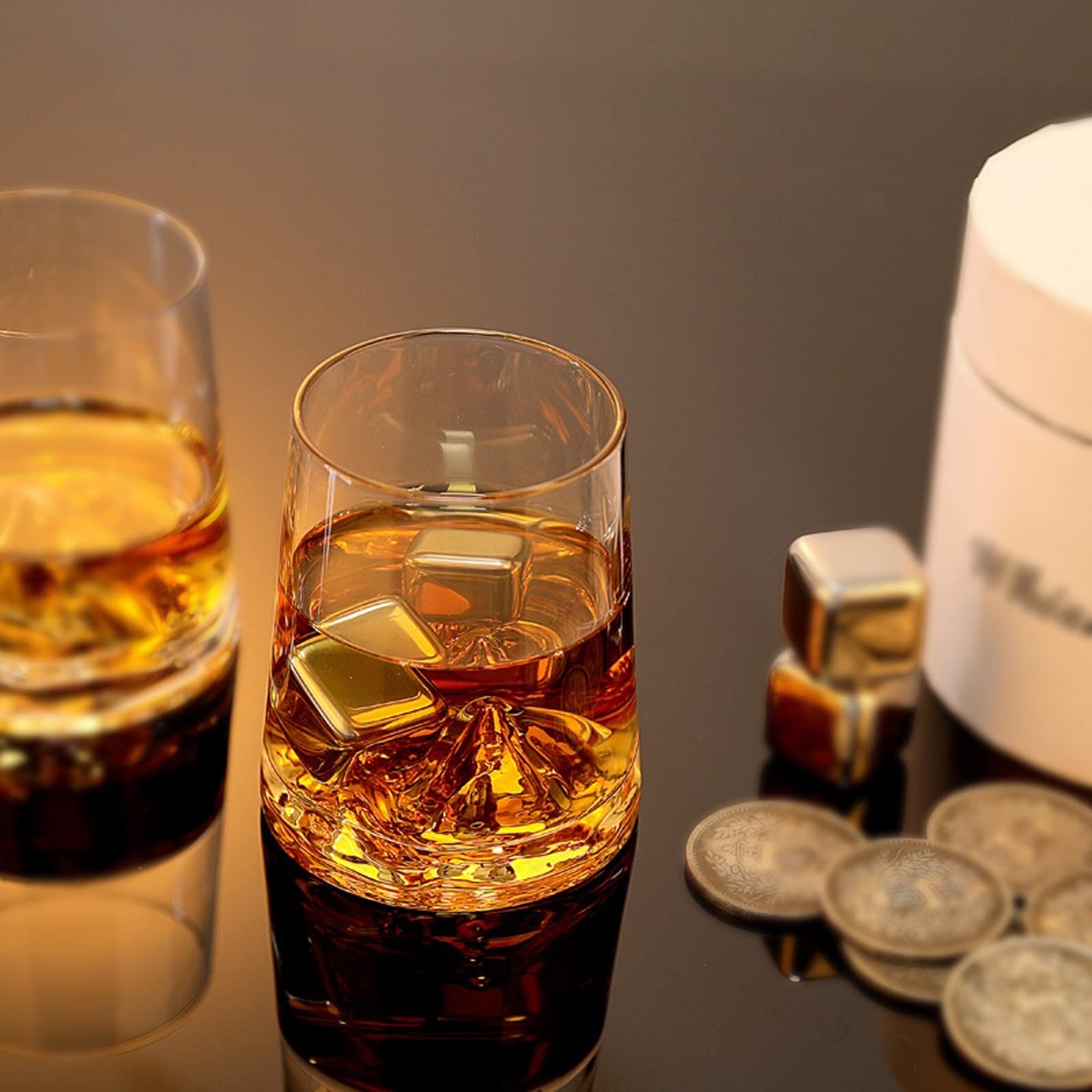 Glas-Kaffeetassen, Kristallglas, Whiskyglas, Küche, Wasserglas, Bar, Retro, Glas, Weinglas, Party, kreative Tasse, Trinkgläser, Glas-Kaffeetassen (Farbe: B)