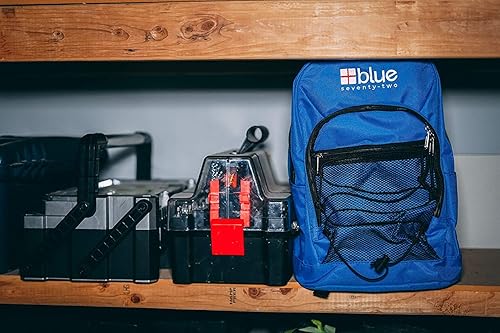 Miniatura 4 de Blue Coolers Blue Seventy-Two  Kit de supervivencia de mochila de emergencia de 72 horas para 1 persona  Kit de supervivencia para incendios