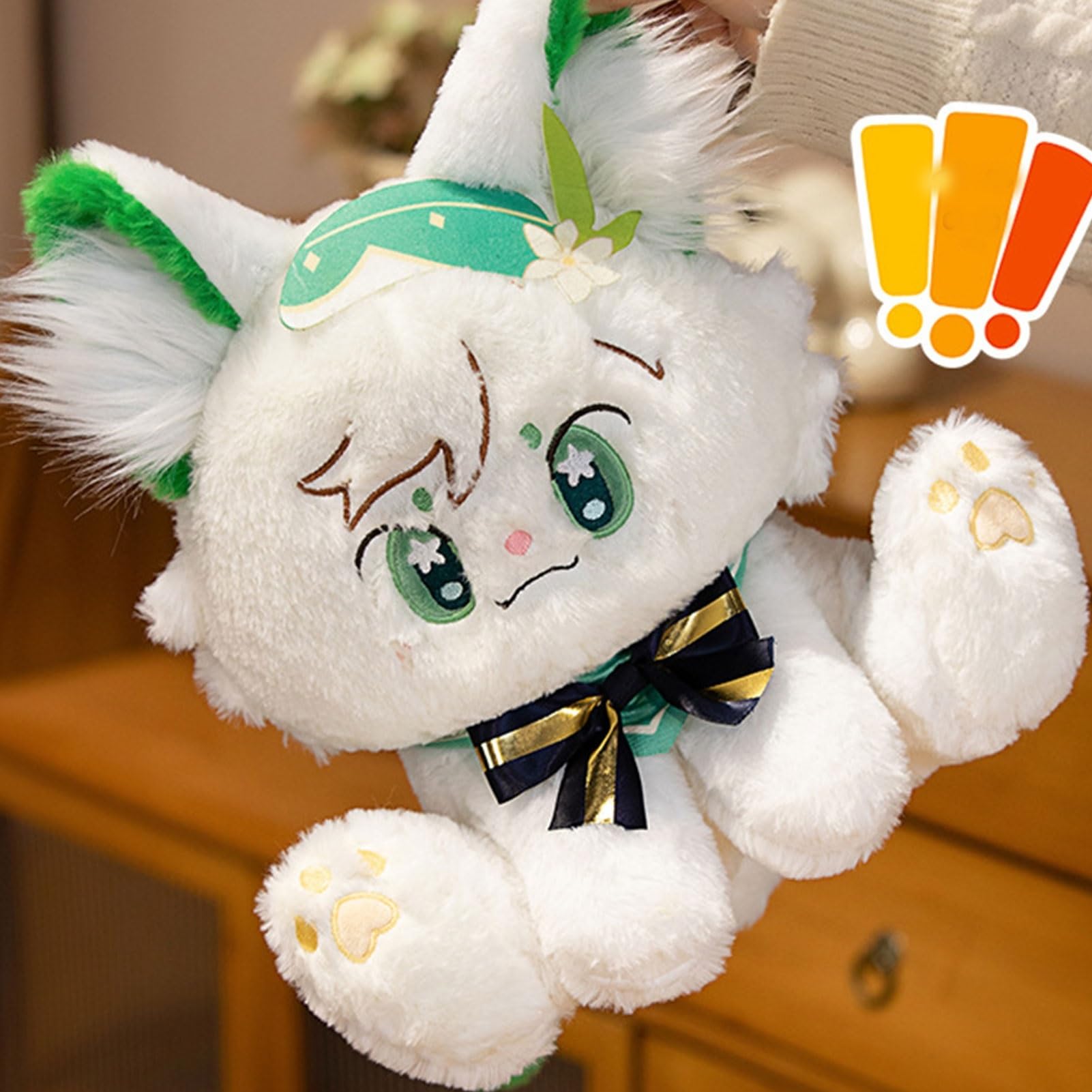 TOPLITHE Genshin Cat plush, Anime Stuffed Animals Impact Plushies Soft Cute Toy for Kids Christmas Gamer Gift(B,32cm) - Image 3