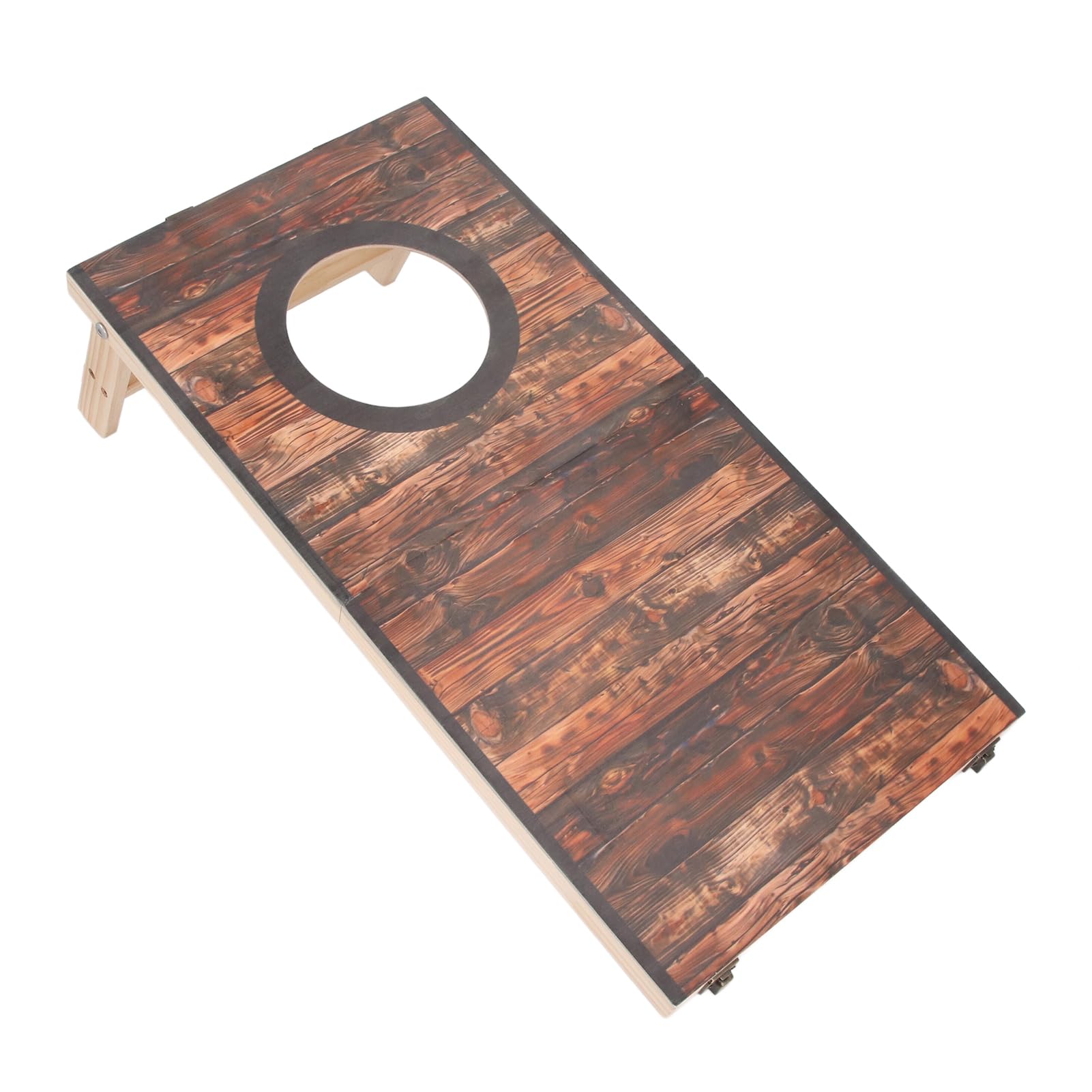 Cocoarm Cornhole-Spielset, Tragbares, Faltbares Sitzsack-Wurfspielset mit Holzbrettern, Wasserabweisender Beschichtung, Heißpressoberfläche für Party, Camping, Hinterhof, Familienspiel