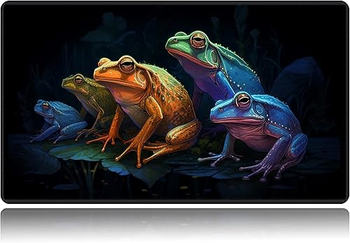 Tapete de juego para MTG, tapete de juego de cartas, base de goma antideslizante y cosido, tapete de juego TCG de 24 x 14 pulgadas para MTG y otros