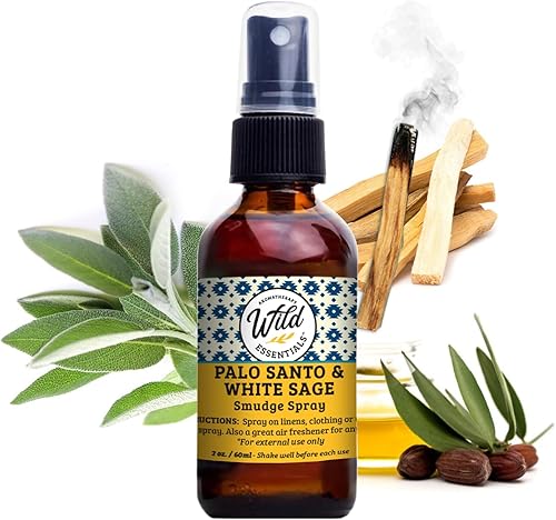 Wild Essentials - Spray natural para difuminar, 2 onzas, 2 onzas, limpiadora, purificante y calmante mezcla hecha con aceites esenciales 100% de disponible en Yaxa Costa Rica