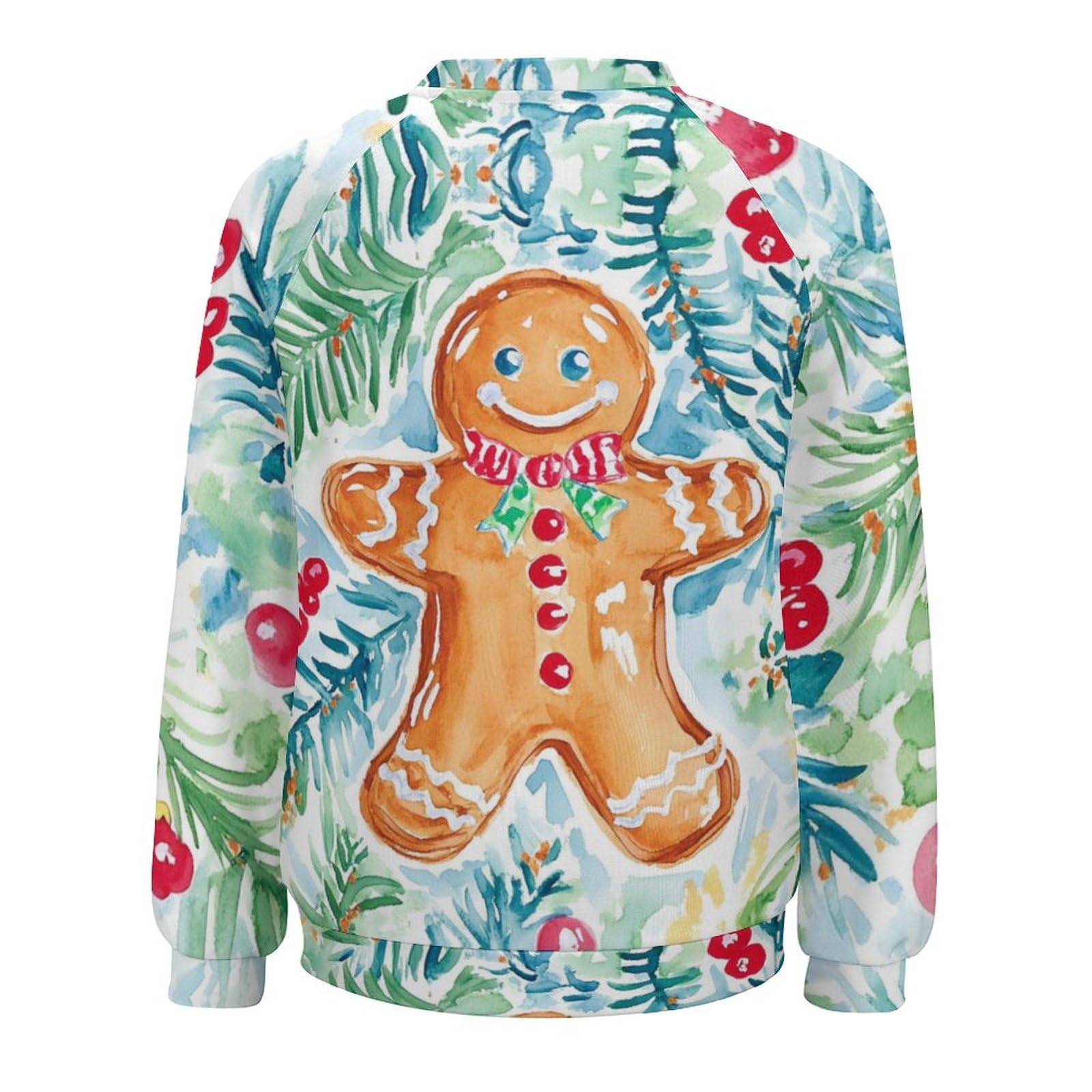 Gingerbread Sweatshirt Women Pullover Crewneck Oversized Cute Graphic 2024 Winter Fashion Holiday Vintage Blouses