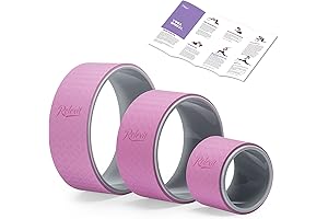 Relexit® Yoga Wheel Set 3 Pack: Pink Perfection for Enhanced Flexibility and Comfort