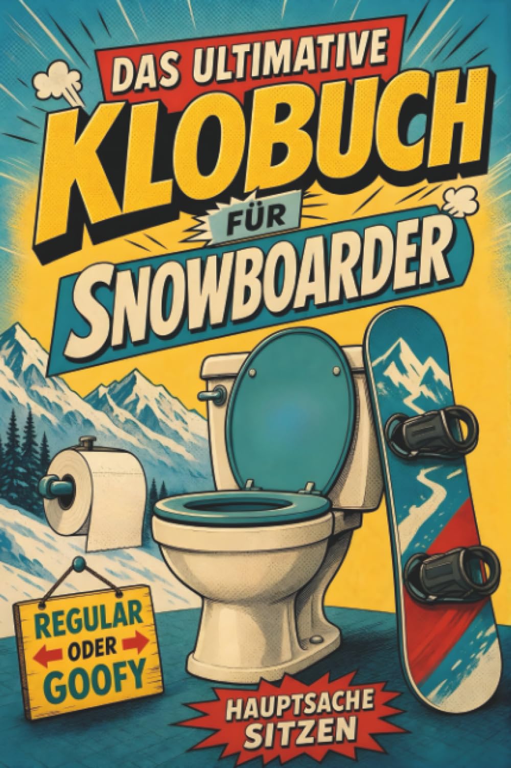 Das ultimative Klobuch für Snowboarder: Regular oder Goofy – Hauptsache sitzen. Lustiges Geschenk mit Lifehacks, Fun Facts und Geschichten
