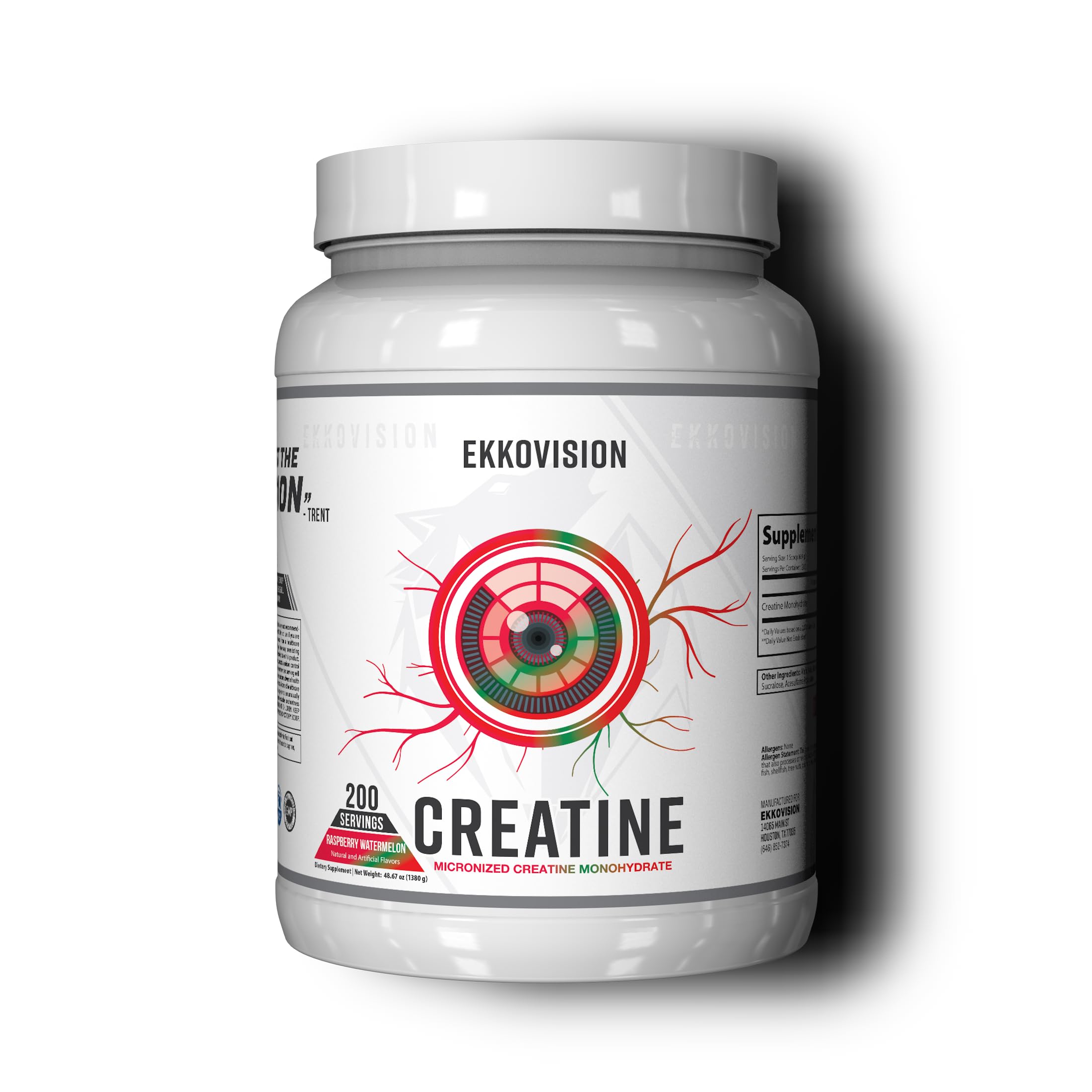 Ekkovision Creatine Monohydrate Powder, Unflavored, 200 Servings — Amazon image 21