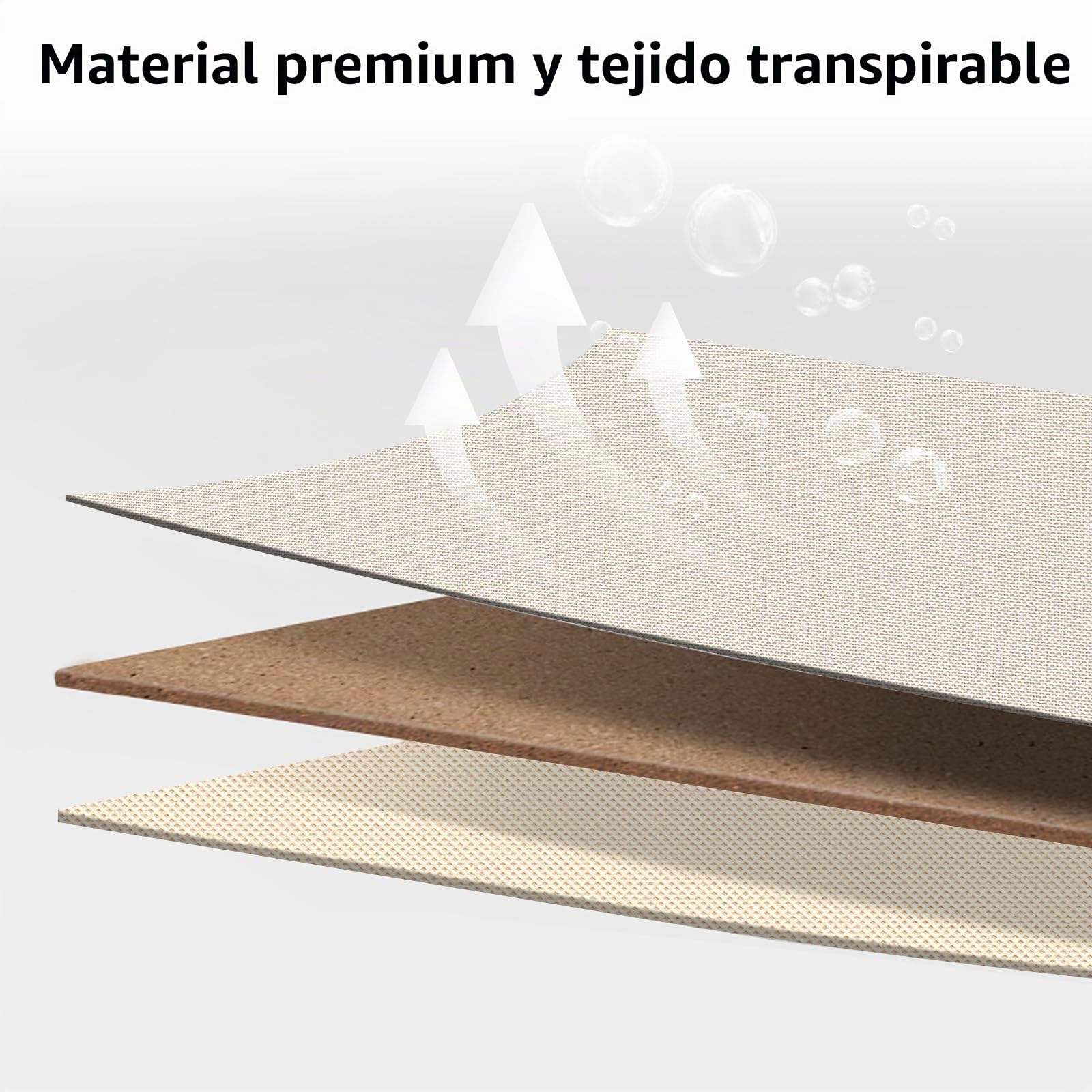 Cómoda, Cajonera de Tela con 8 Cajones de Tela, Cómoda de Tela, 4 Bolsillos Laterales, Estructura Metálica, para Sala de Estar, Pasillo, Beige