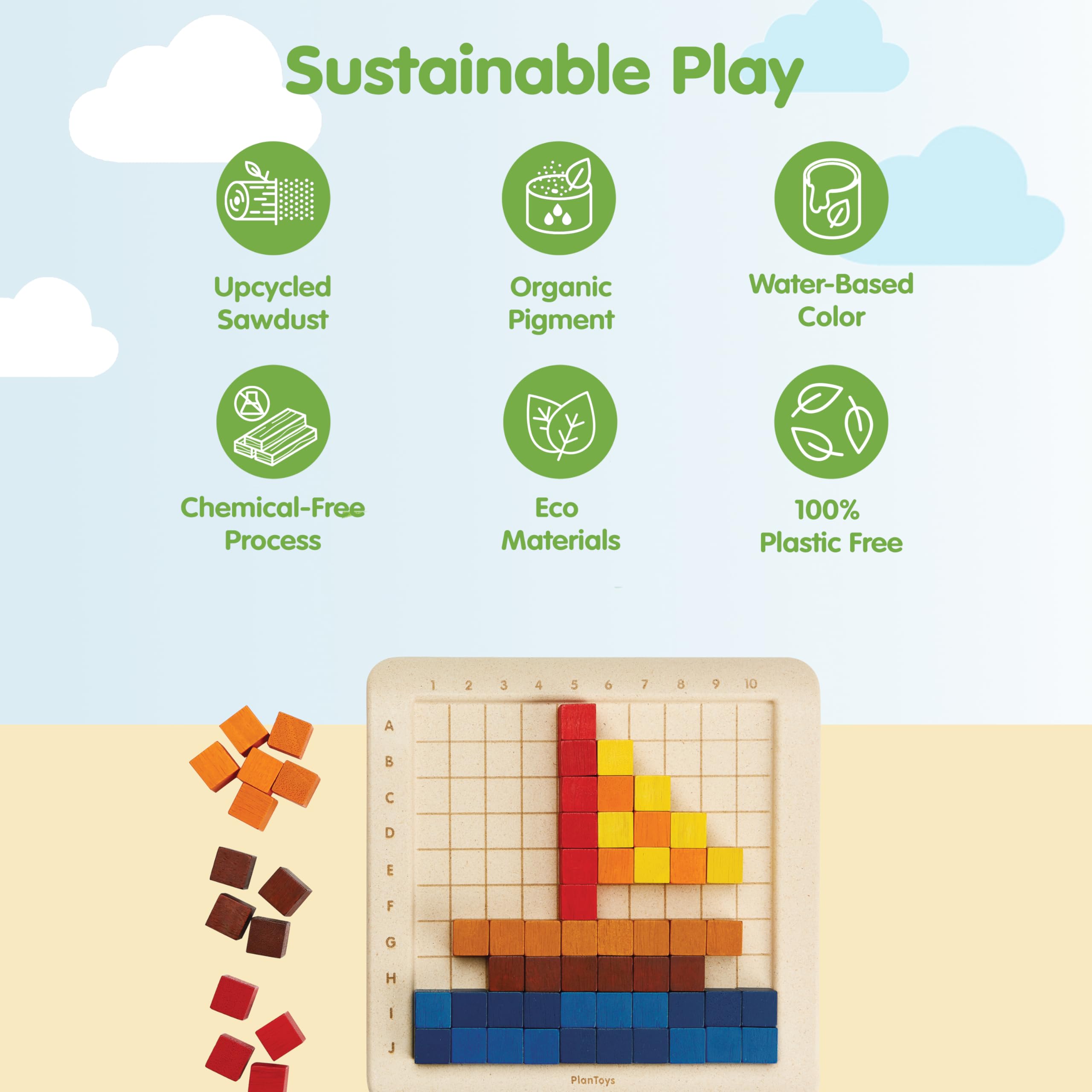 PlanToys 100 cubos de conteo - Unidad Plus (5468)