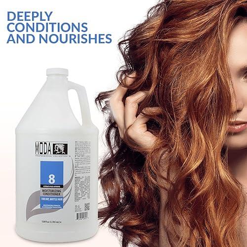 Miniatura 6 de MODA - Acondicionador capilar con 4 extractos más 4 vitaminas - Acondicionador hidratante para cabello seco y quebradizo - Máxima humedad para