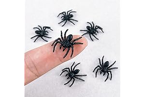 Miniature Black Spiders for a Spooky Halloween Display