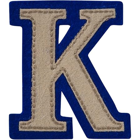 Amazon ミノダ フェルトアイロンワッペン アルファベットk P50i5757 ワッペン アップリケ 通販