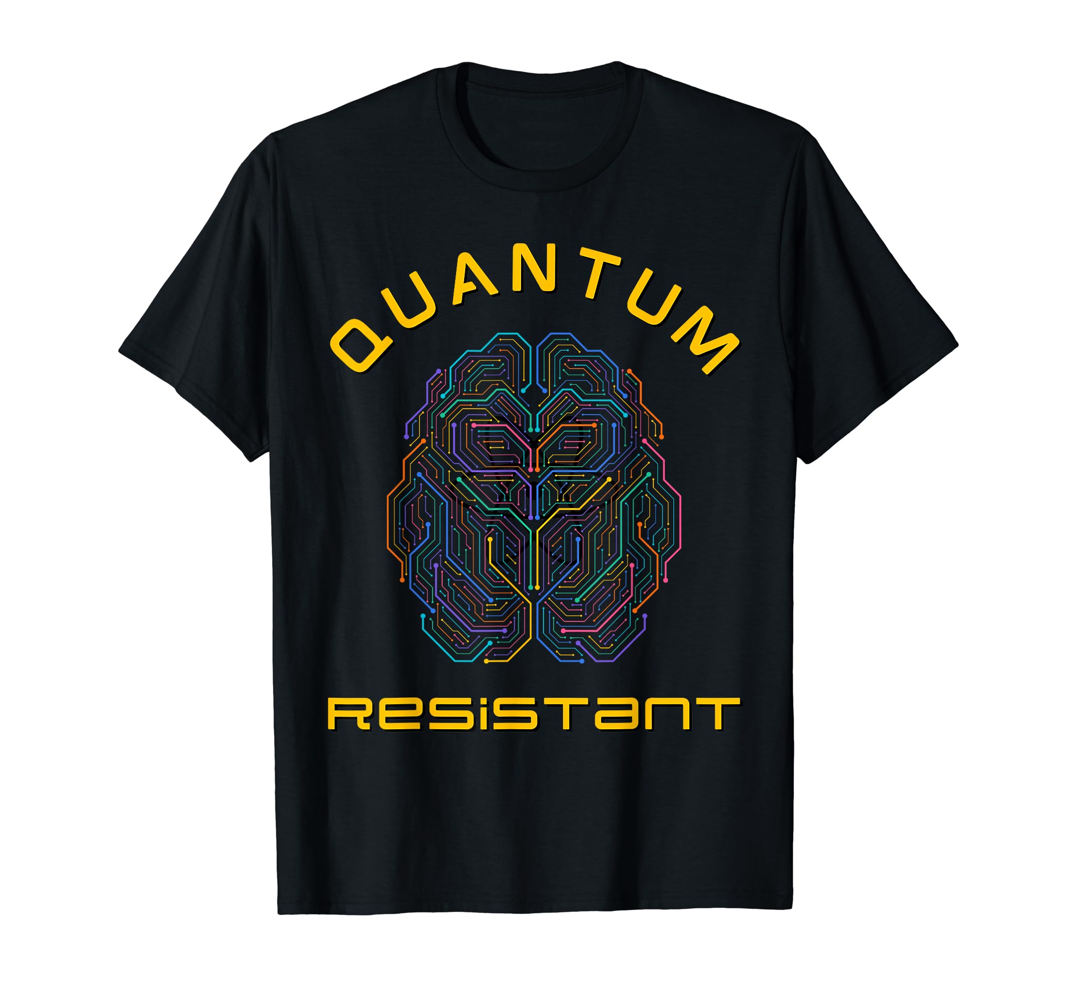 FUNNY IT, Quantum Resistant, Funny Quantum Computer Tech T-Shirt
