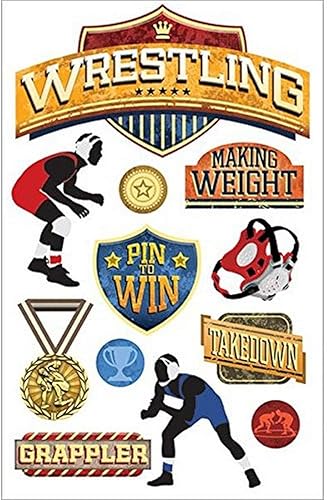 Miniatura 3 de Paper House Productions STDM-205E Pegatinas 3D, Lacrosse