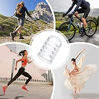 Vista 6 de Protector de Dedos del Pie de Silicona Antifricción, Protectores de Dedos del Pie de Gel Transpirables Cubiertas para Dedos del Pie, Protectores