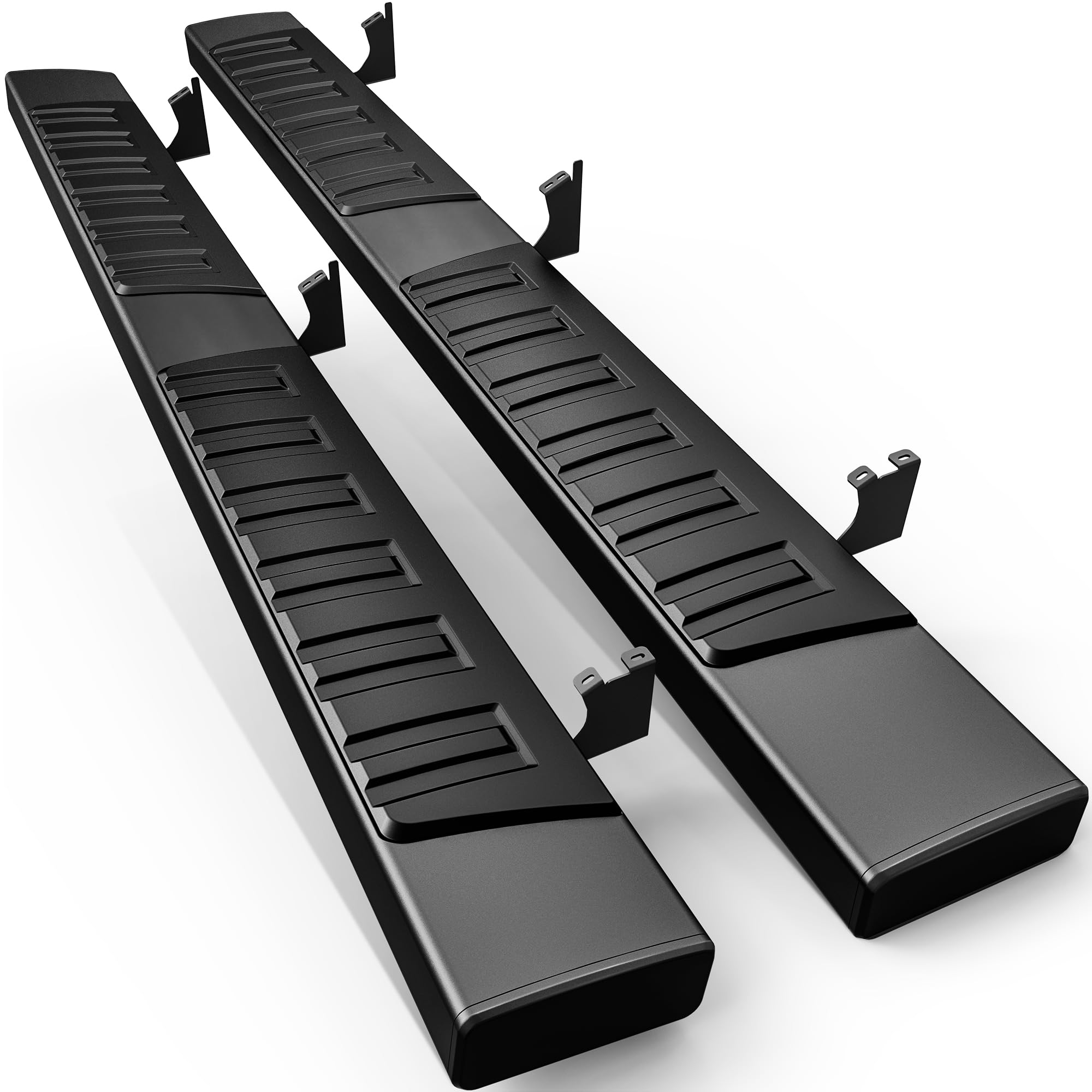 autosaver88 running boards compatible with 2005-2023 toyota tacoma access cab, 6 inches aluminum black side steps nerf bars, toyota tacoma access cab