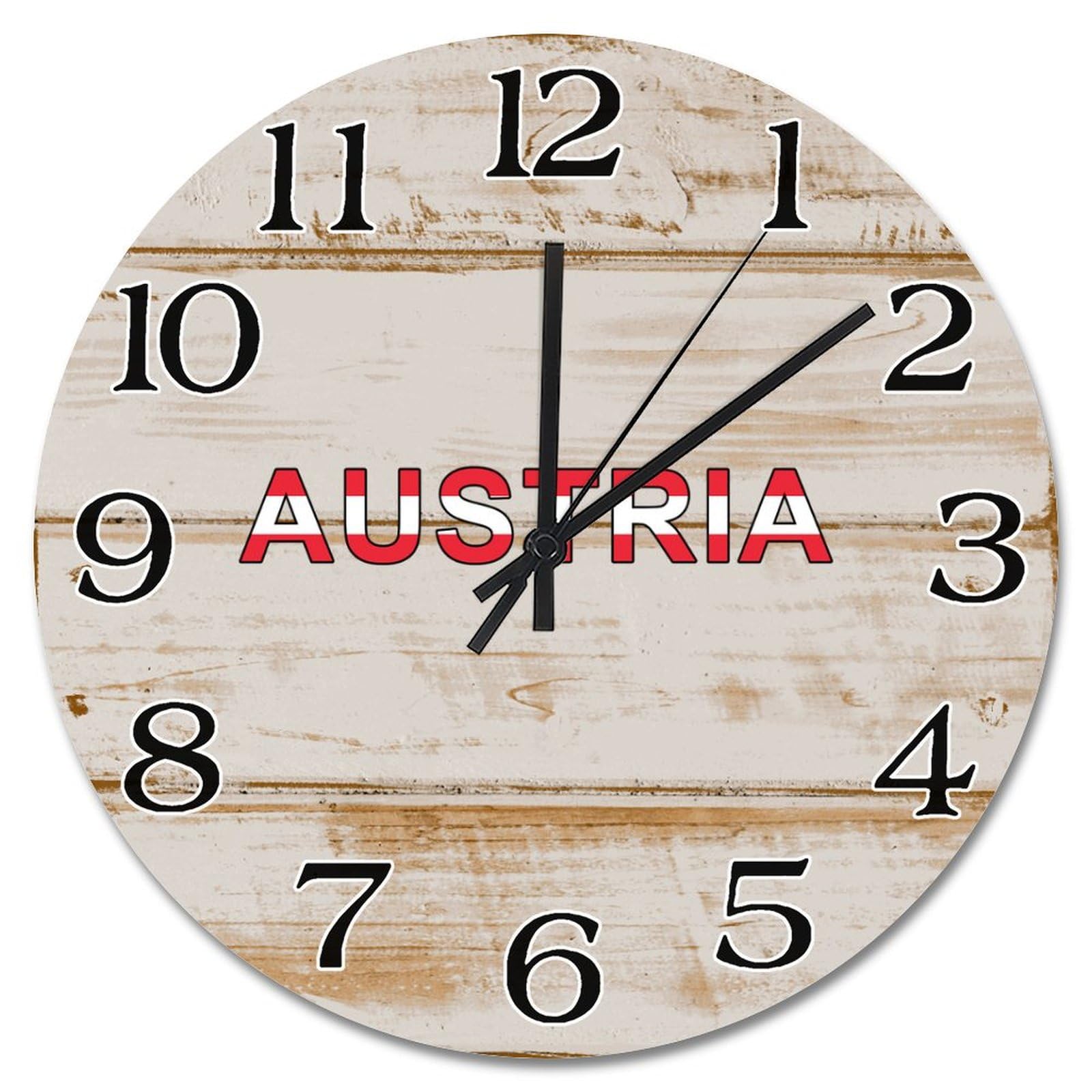 Horloge murale en bois décorative, le cadeau vintage idéal