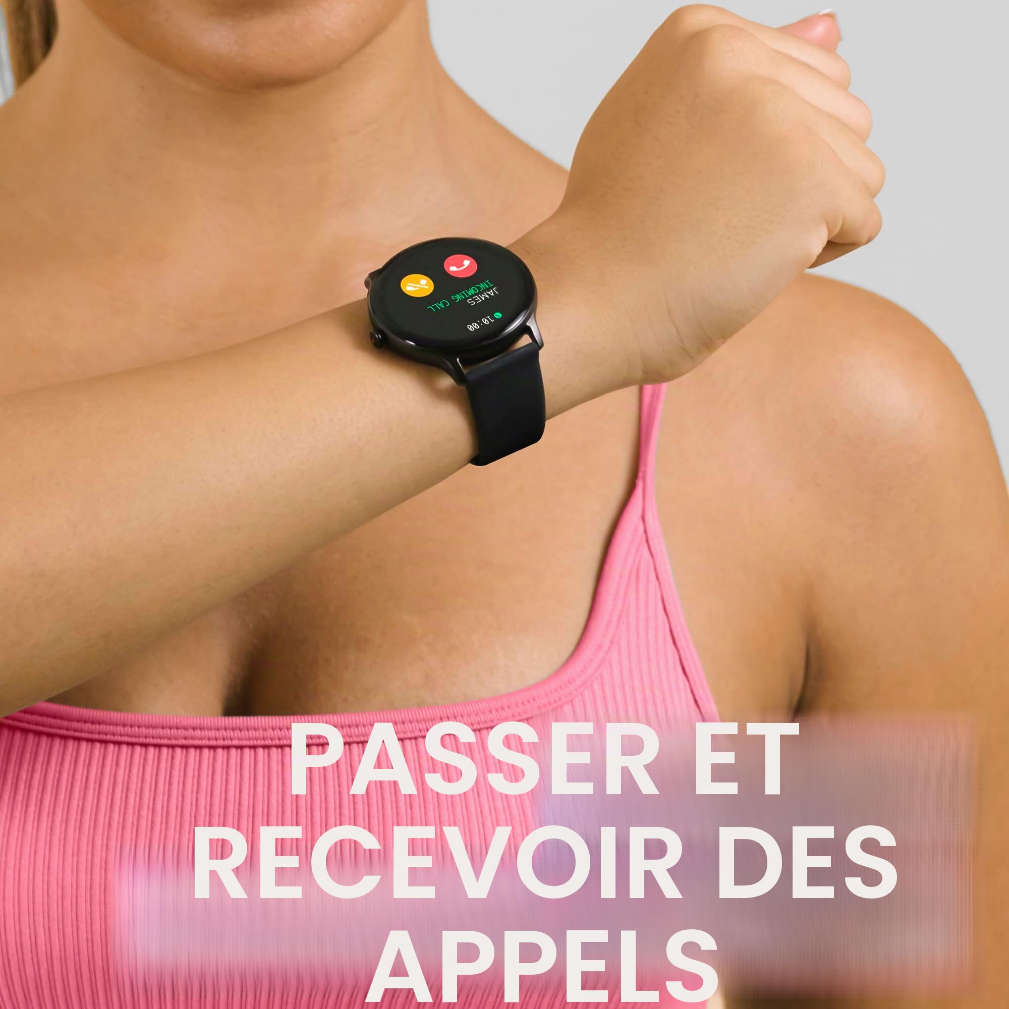 Reflex Active Montre d'appel Intelligente Noire série 22