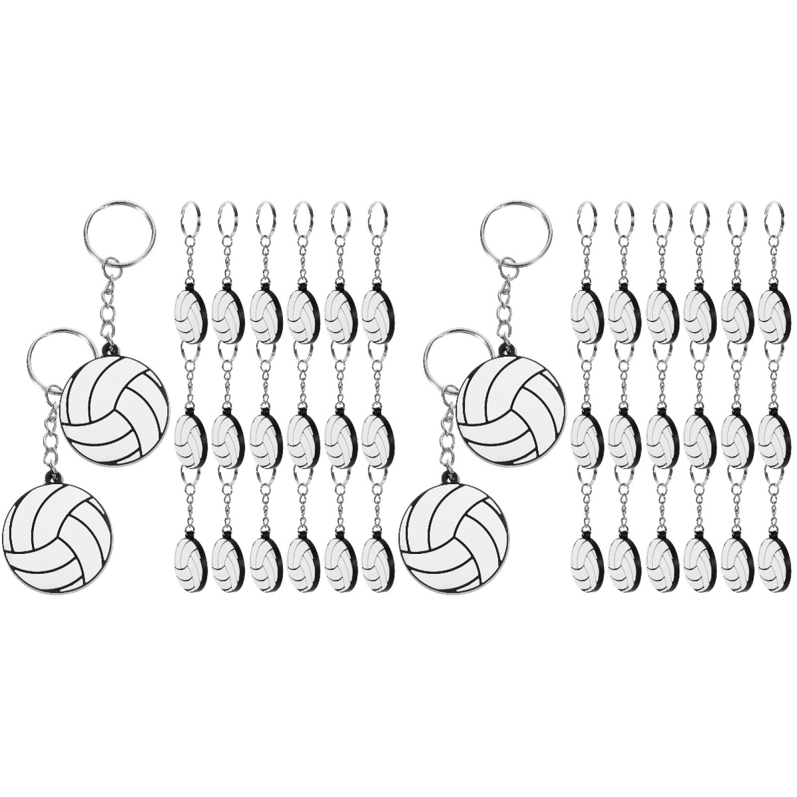 Portachiavi Pallavolo Metallo 40 Pz Happyyami Bomboniere Sportive