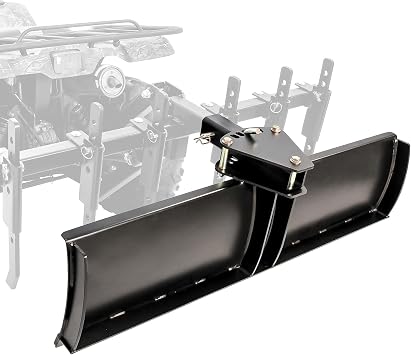Black Boar ATV UTV Steel Scrape Blade Tool, Black