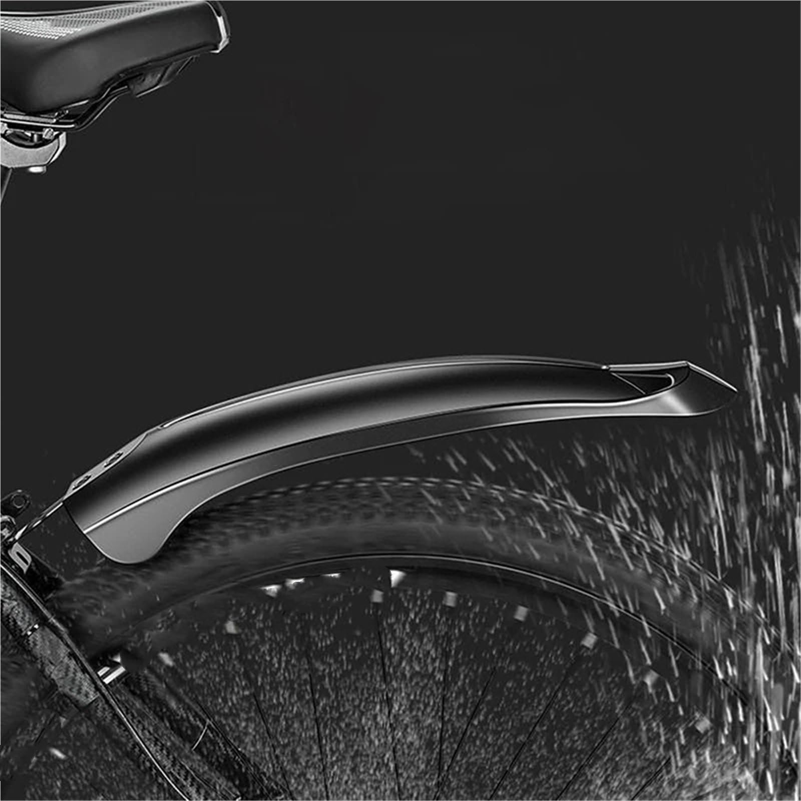 Guardabarros para Bicicletas Guardabarros Delantero y Trasero para Bicicleta de montaña, Protector de liberación rápida para Rueda de neumático salpicaderos Delantero Trasero
