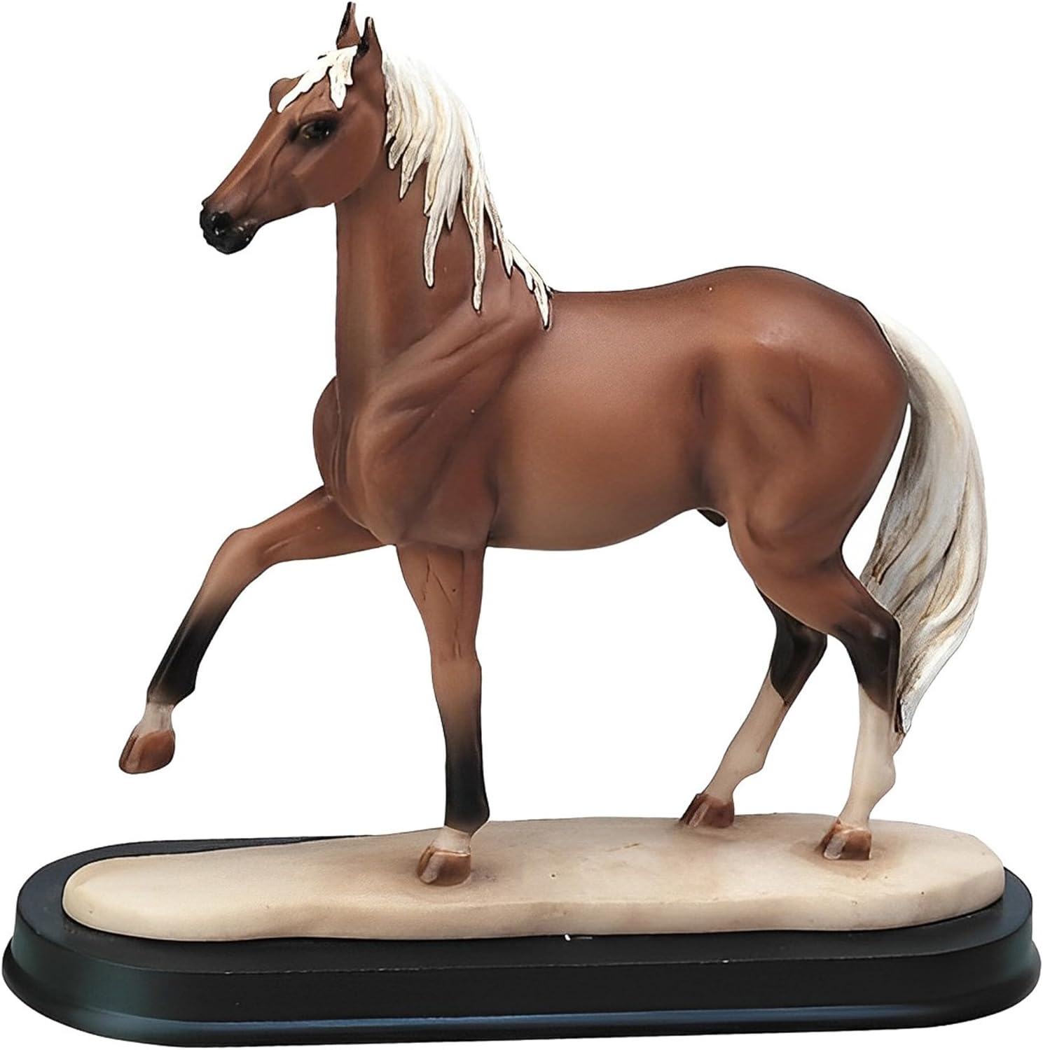 ICE ARMOR 6" H Palomino Horse Figurine Office Desk/Home/Living Room/Table Decor, Perfect House Warming Gifts for New Home