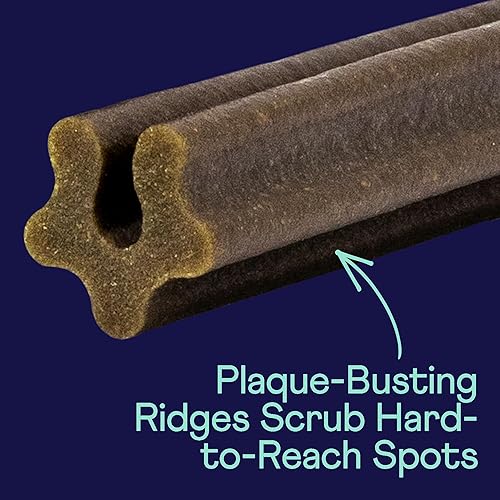 Miniatura 5 de Finn Plaque Patrol - Masticables dentales  Defensa de triple acción contra la placa, el sarro y el mal aliento  para perros medianos, más de 25