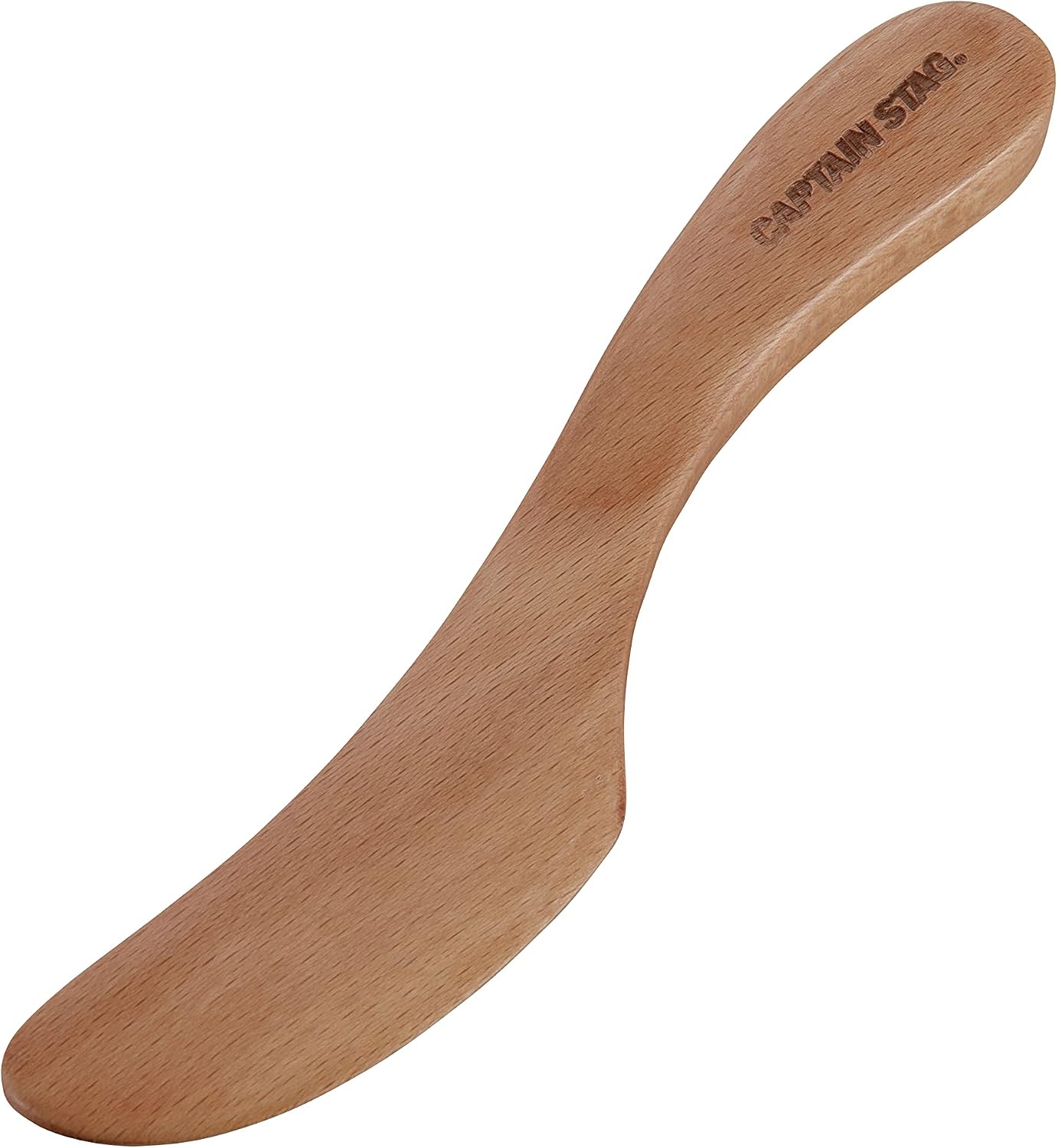 Captain Stag UP-2713 Wooden Cutlery Fork, Modern Fork, Wood Breath Natural, Total Length 6.3 inches (160 mm)