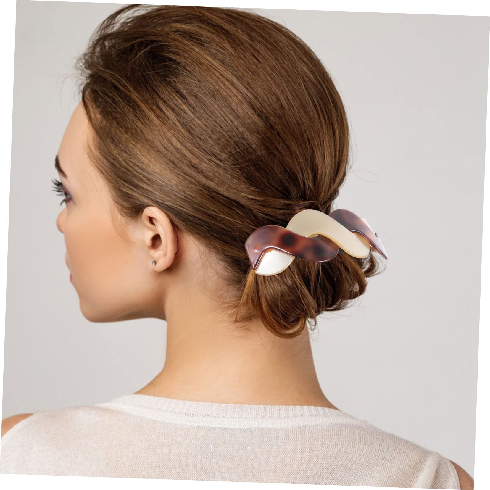 MAGICLULU 5 Sets Haarspangenclips Für Frauen Pferdeschwanzhalter-clips Dekorative Haarspangen Pferdeschwanz Zum Stylen 2 Stück * 5