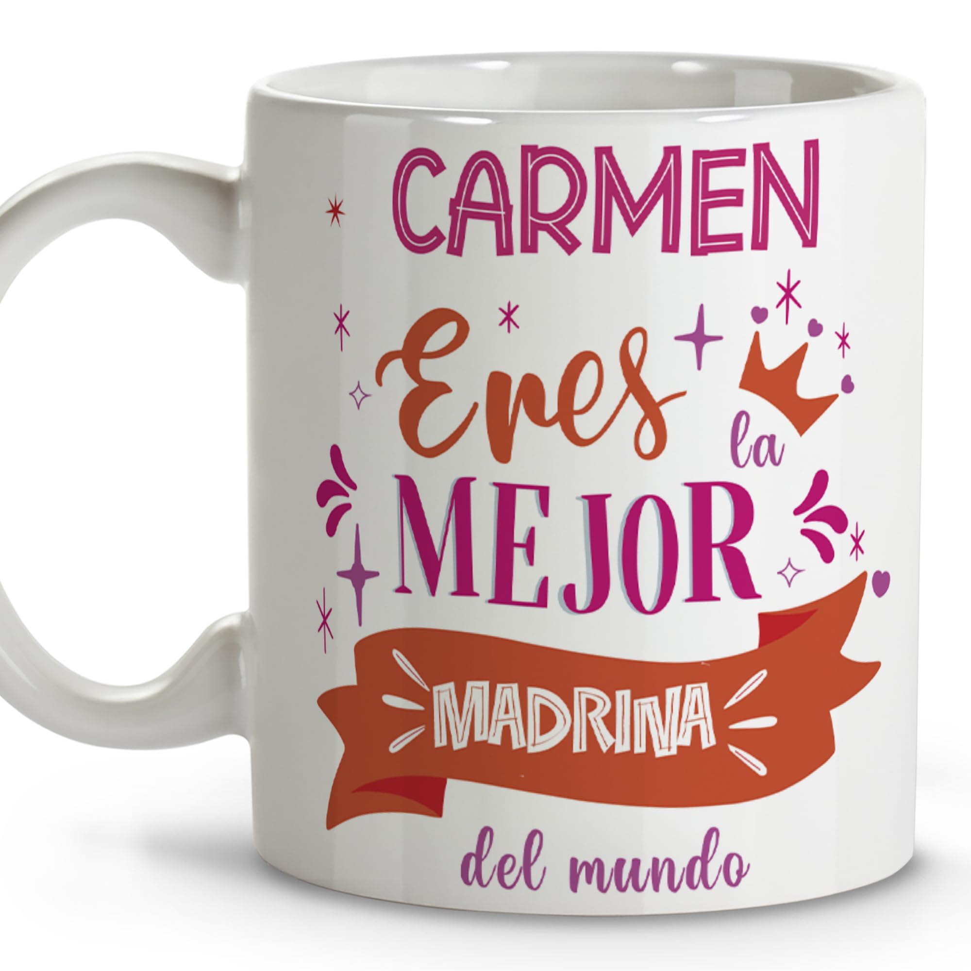 LolaPix Madrina boda. Tazas personalizadas. Tazas de cafe. Regalo madrina. Regalos para madrinas. Taza cerámica 330 ml.