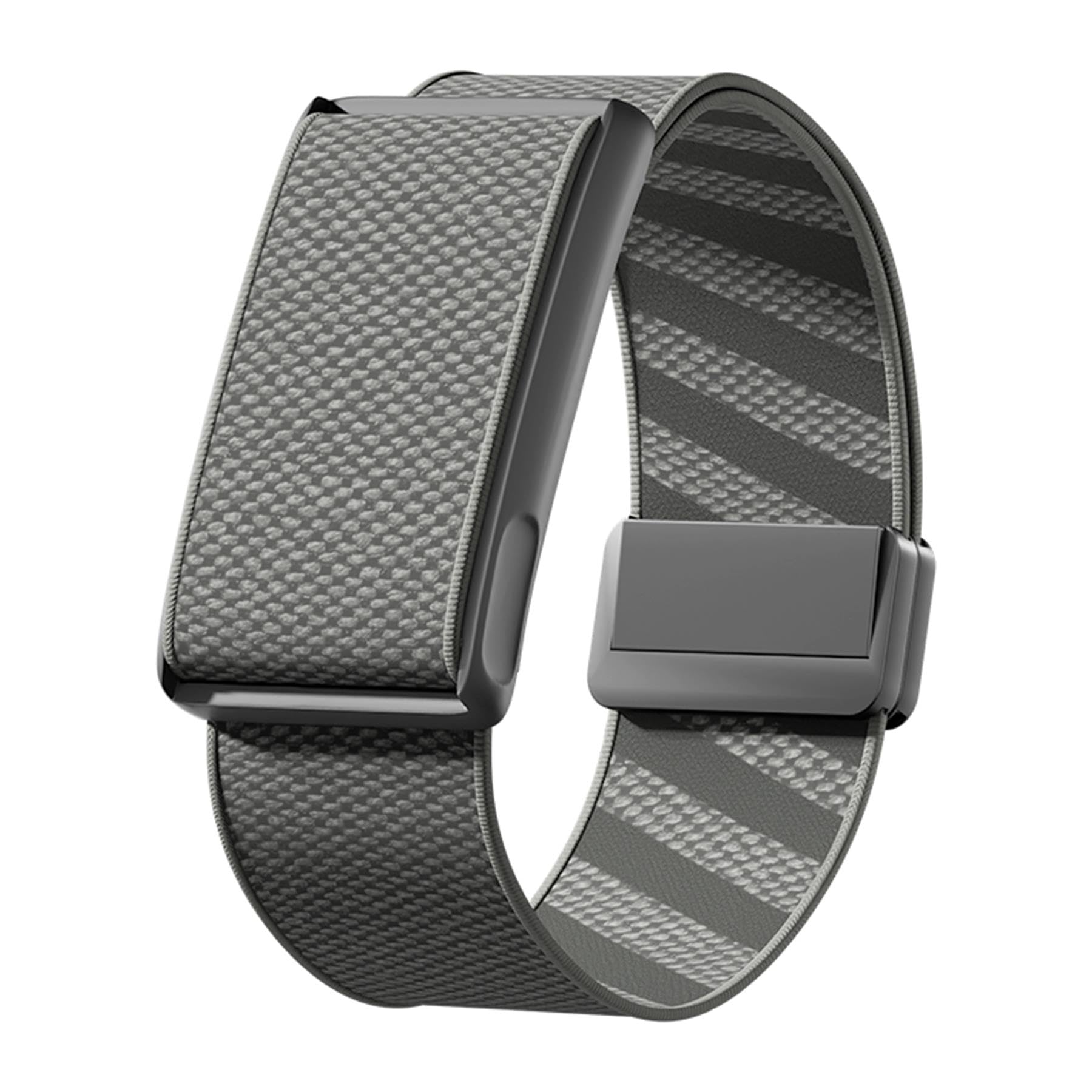 VeveXiao Nylon Loop Strap Compatible With Amazfit Helio Strap, Breathable Sports Strap Sweat Absorption Band with Metal Frame Connector for Men Women-No Tracker pale gray