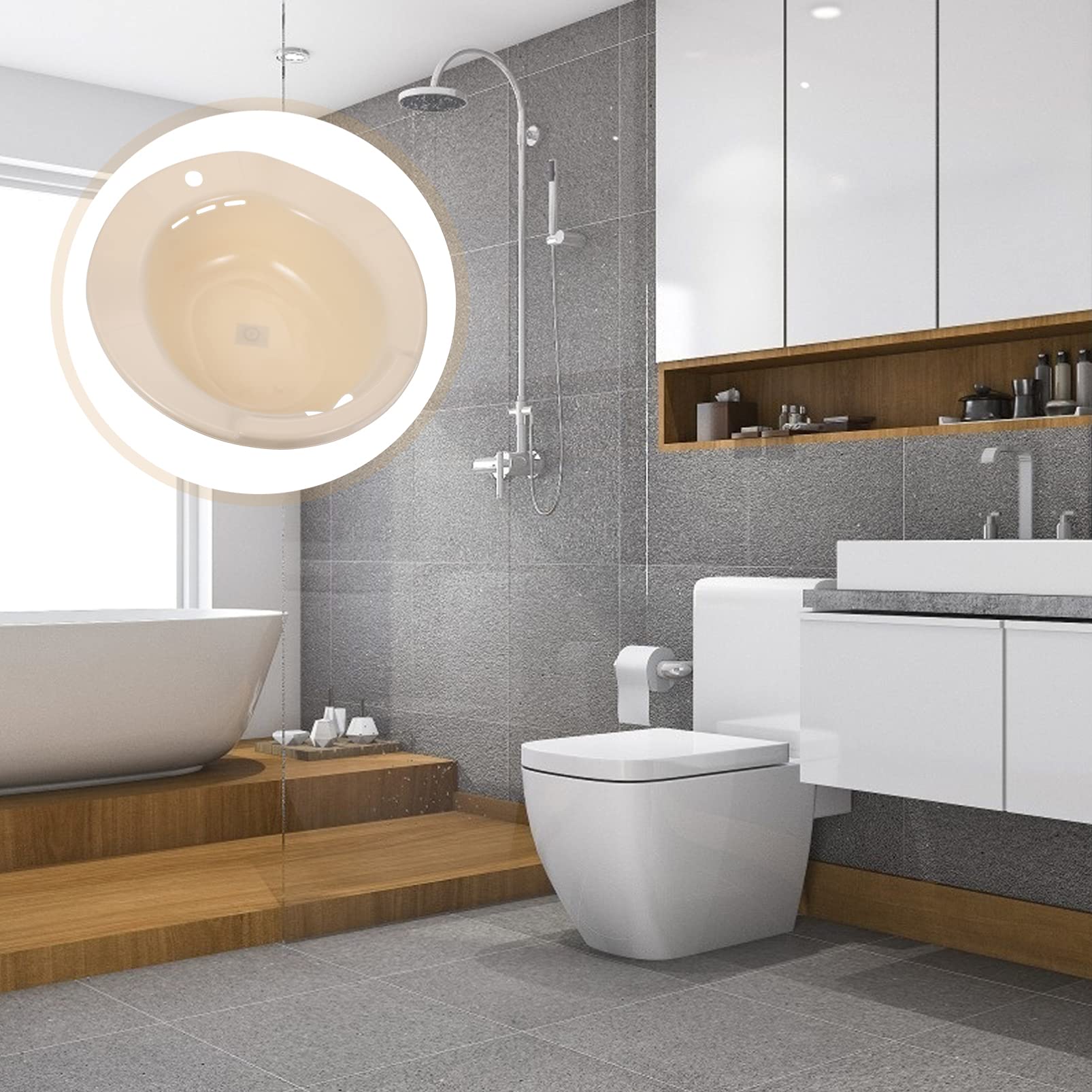 Ciieeo 1 Pc Bidé Baño De Asiento Perineo Baño De Asiento Posparto Palangana Postoperatoria Baño Equipo Lavabo De Cuidados Postoperatorios Cuenca Inodoro Páginas Enjuague