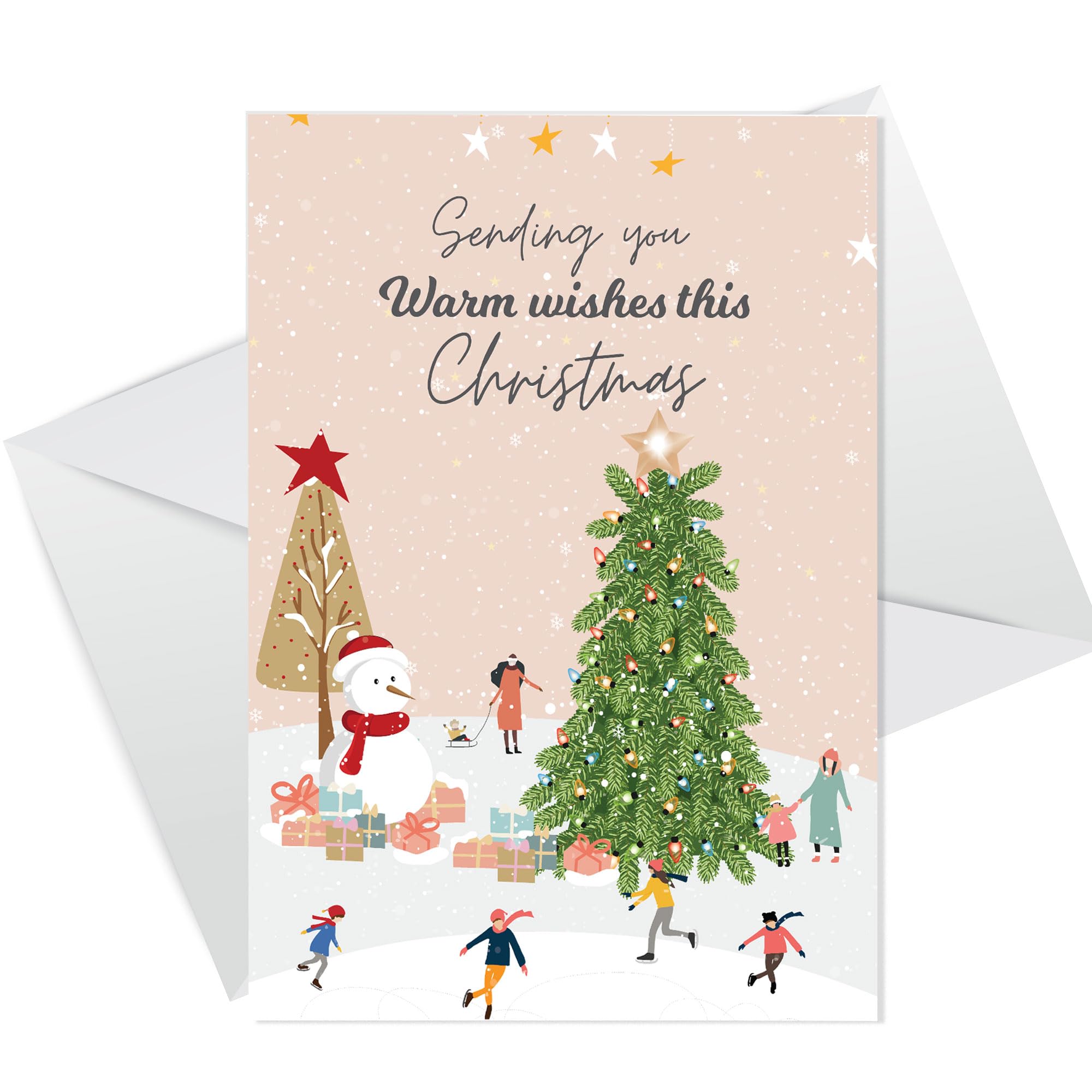RED OCEAN Christmas Cards For Neighbour Friends Grandparents Mum Dad Auntie Uncle Christmas Cards For Him Her
