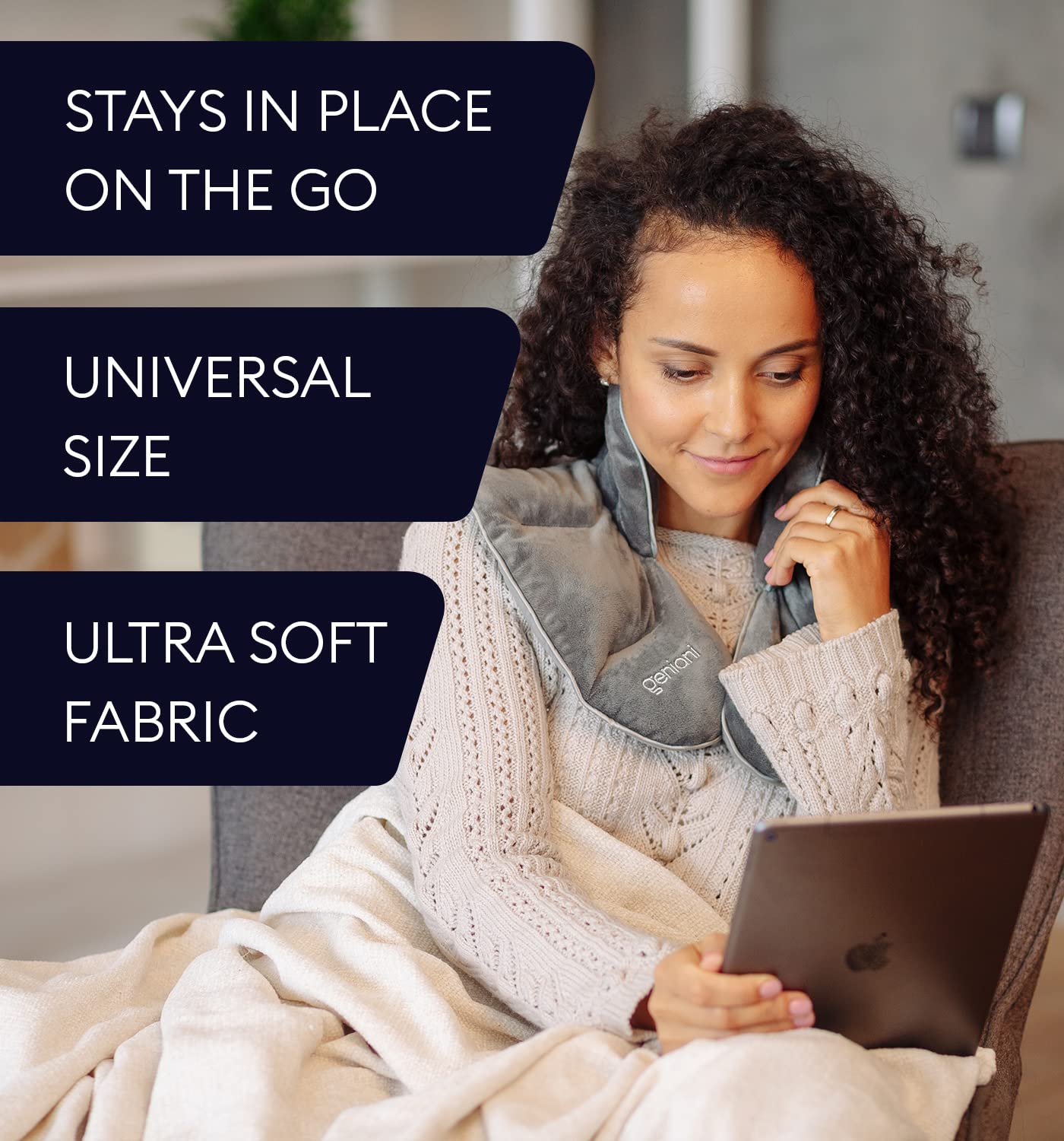 GENIANI Microwavable Heating Pad For Neck And Shoulders