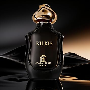 KILKIS Extrait de Parfum 100ml (3.3 Fl Oz) | Niche Long-Lasting Luxury Unisex Statement Oriental Floral and Amber with Black Truffle, Orchid, Dark Chocolate & Patchouli