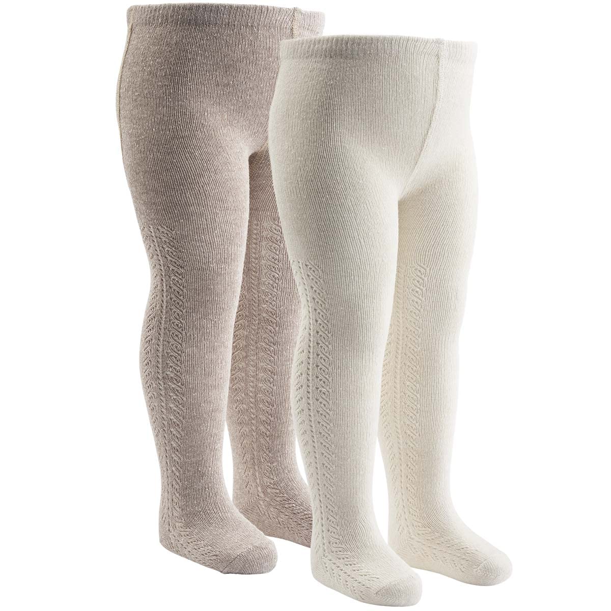 Müsli by Green Cotton Lace stockings 2-pak, Spa Rose, 110 cm