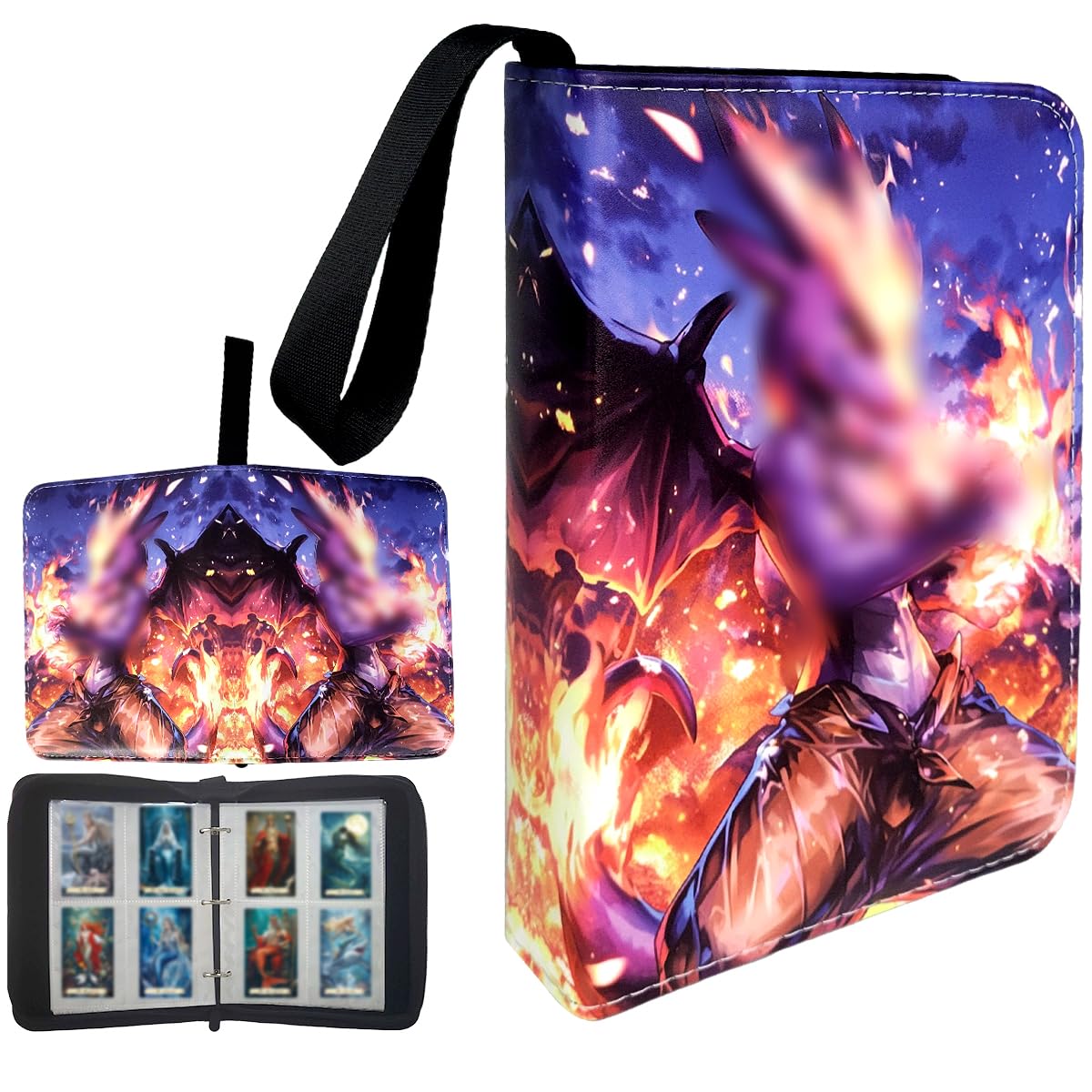 Classeur de collection de cartes portable pour jouer chez vos amis