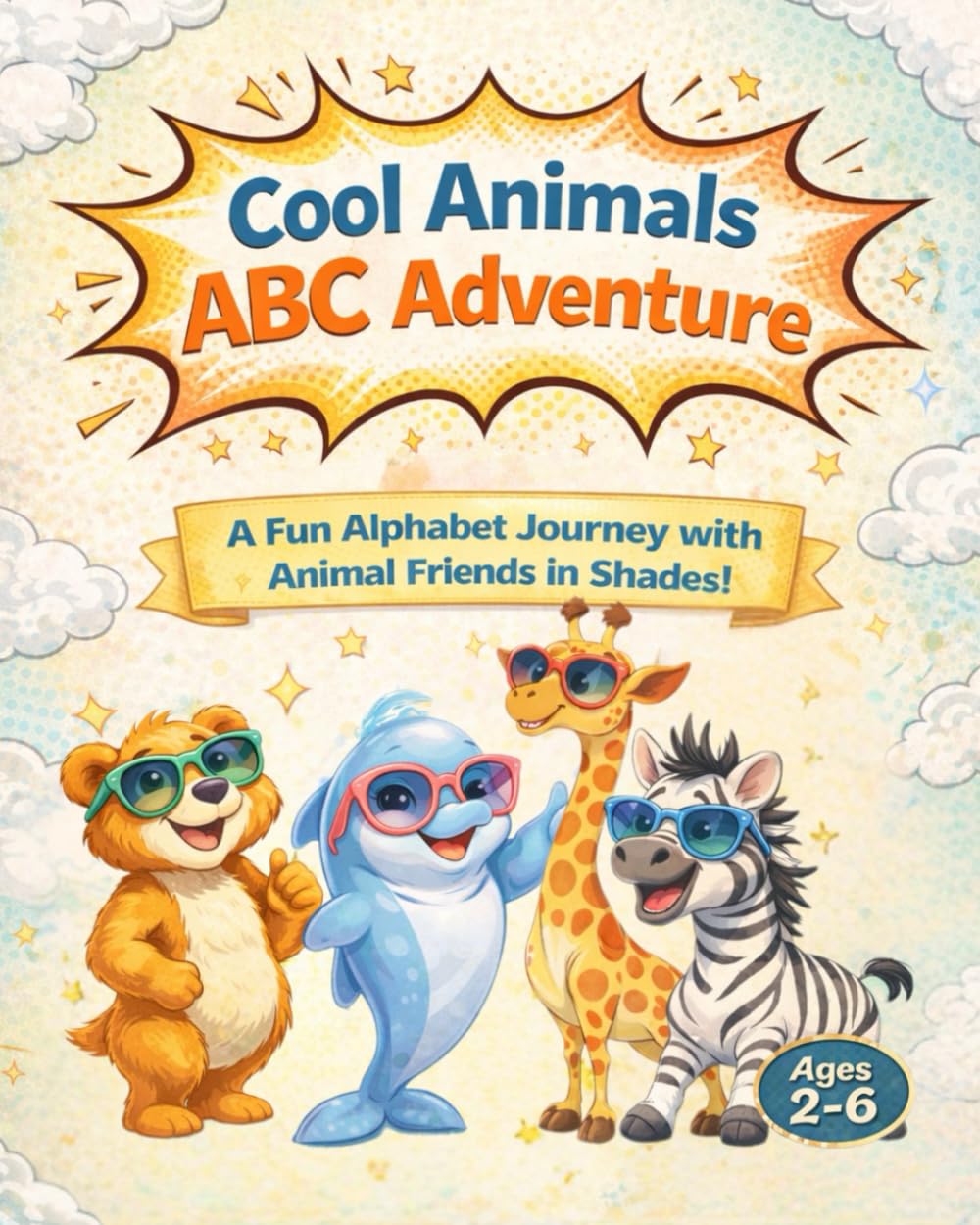 Cool Animals ABC Adventure: Animal Alphabet Book for Kids Ages 2–6 | Learn Letters A–Z with Phonics, Fun Facts & Interactive Questions