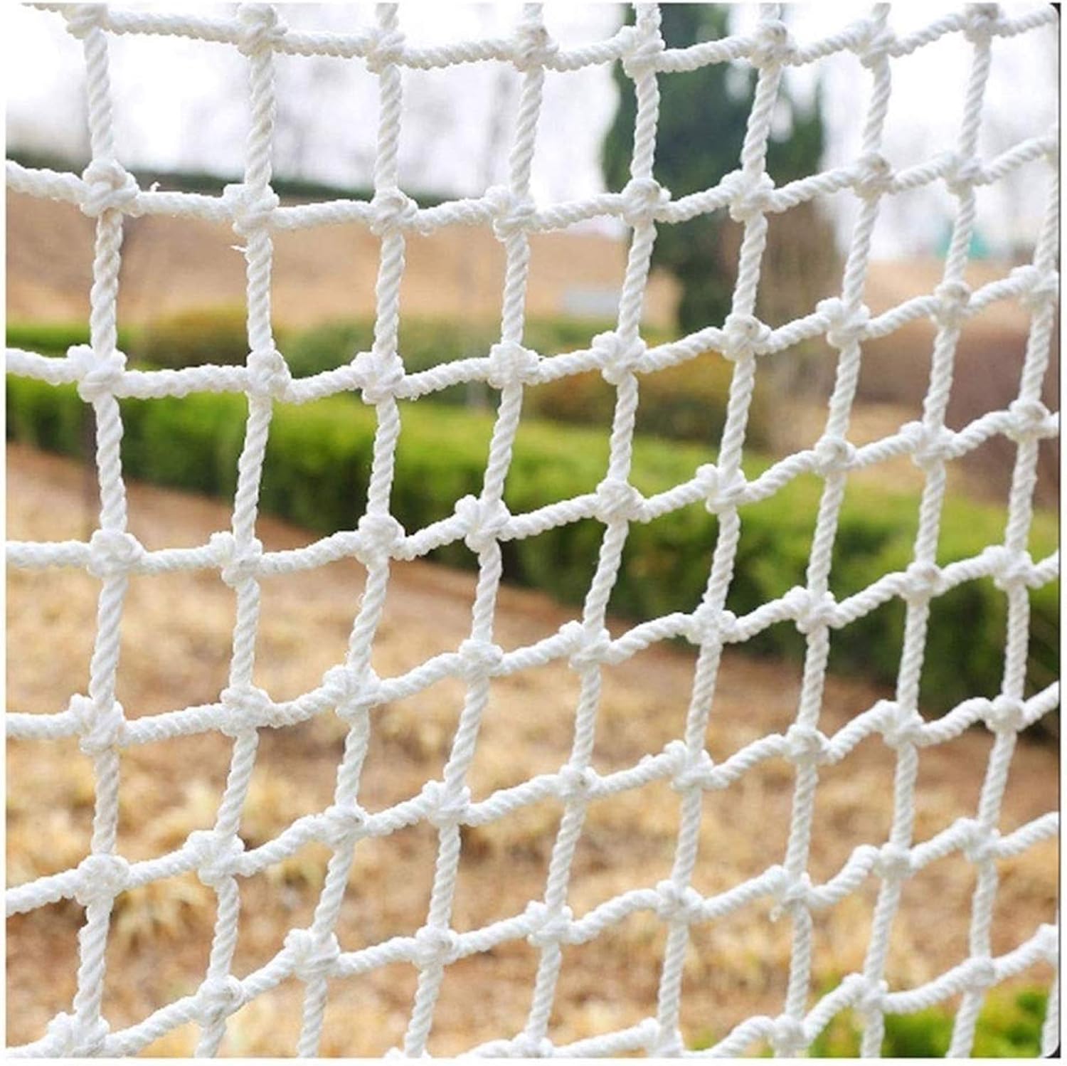Protective White Protective Net Cargo Net for Balcony Banister Stair Rail, Indoor Safety Net for Kids Pets Garden Plant Netting Playground Fence Net (Size : 3x8M(10X26FT))