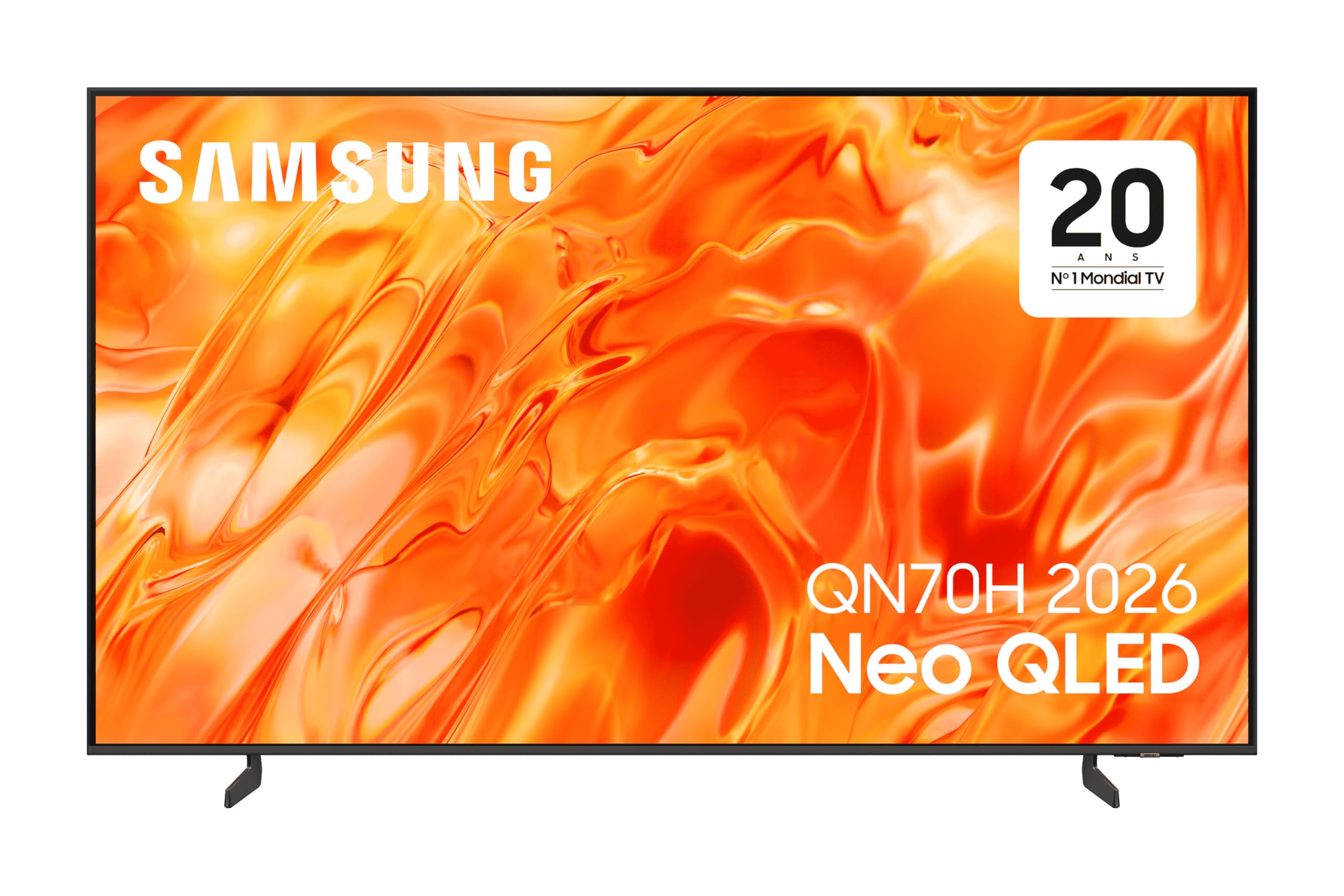 Samsung Smart TV 43 Pouces QN70H Mini LED Neo QLED 4K, Quantum Mini LED, Real QLED 100% de Volume de Couleurs, Processeur Crystal 4K Optimisé par l'IA, Motion Xcelerator, Vision AI Companion [2026]