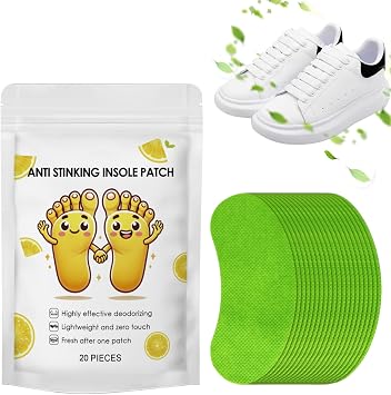 Shoes Smell Remover Patch,Insole Patches Odor Removal Patch | 20 Shoes Odor Eliminator, Long-Lasting Sneaker Deodorizer Smell Remover, Shoe Refresher Patch